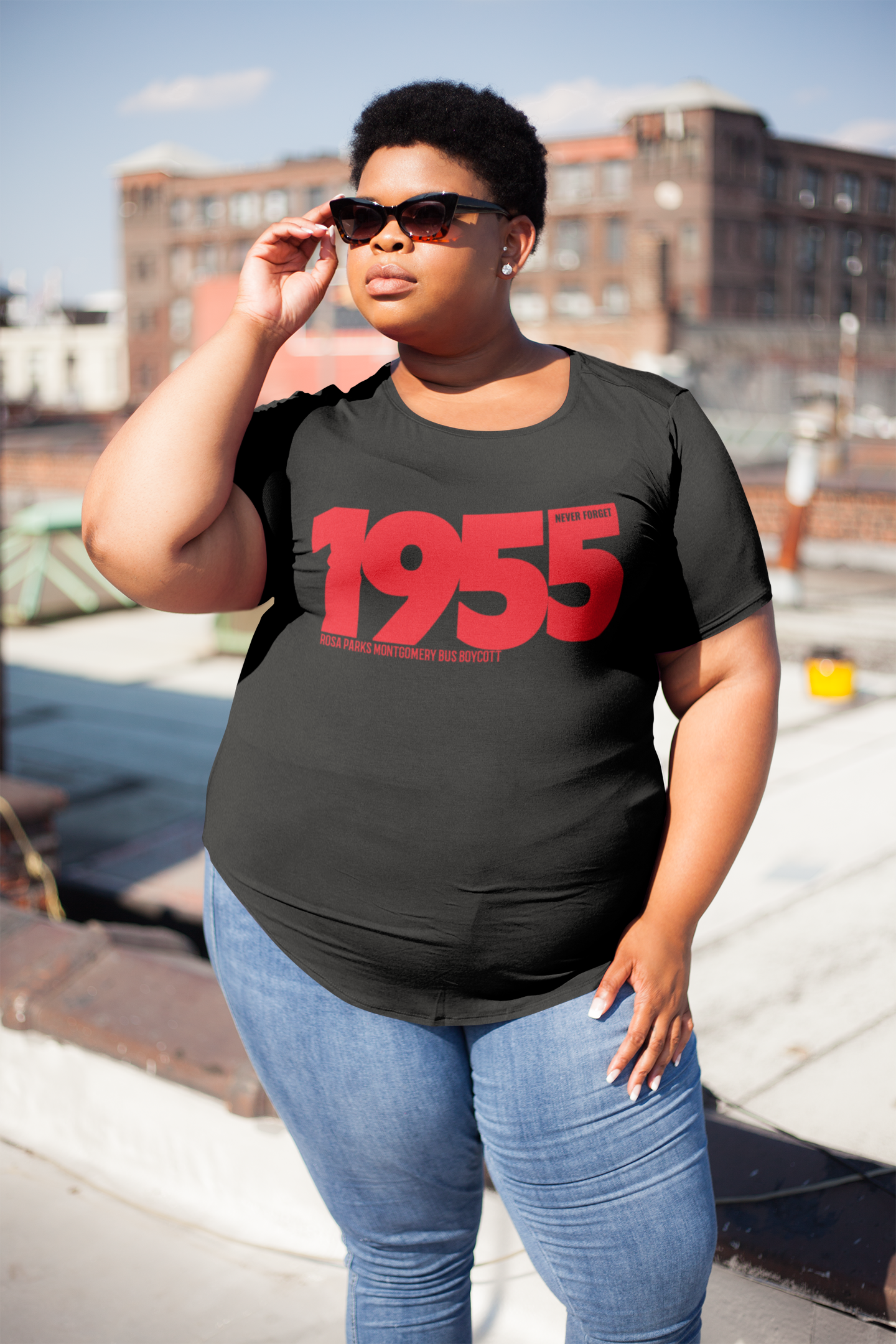 Never Forget Series - Rosa Parks 1955 Civil Rights Unisex Tee - FREE SHIPPING product thumbnail image Never Forget Series - Rosa Parks 1955 Civil Rights Unisex Tee - FREE SHIPPING product thumbnail image