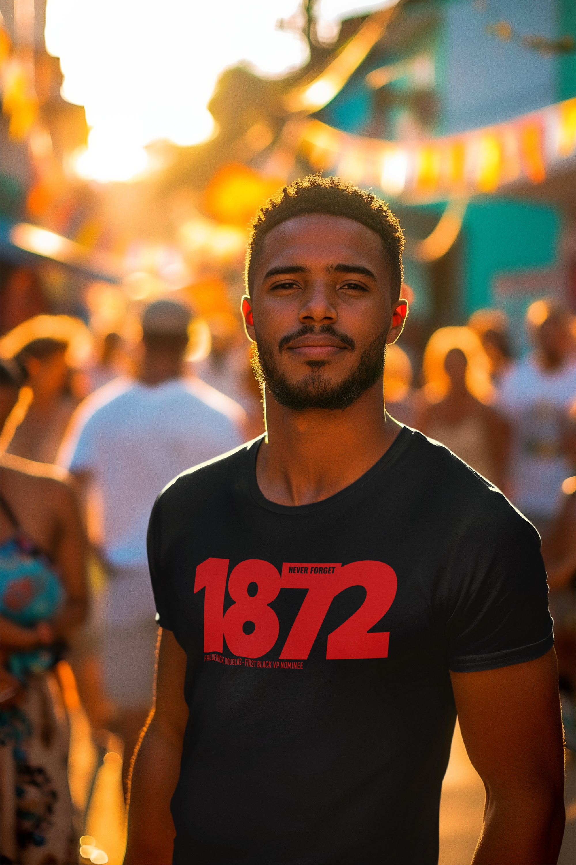 Never Forget Series - 1872 Civil Rights Frederick Douglas Unisex Tee - FREE SHIPPING