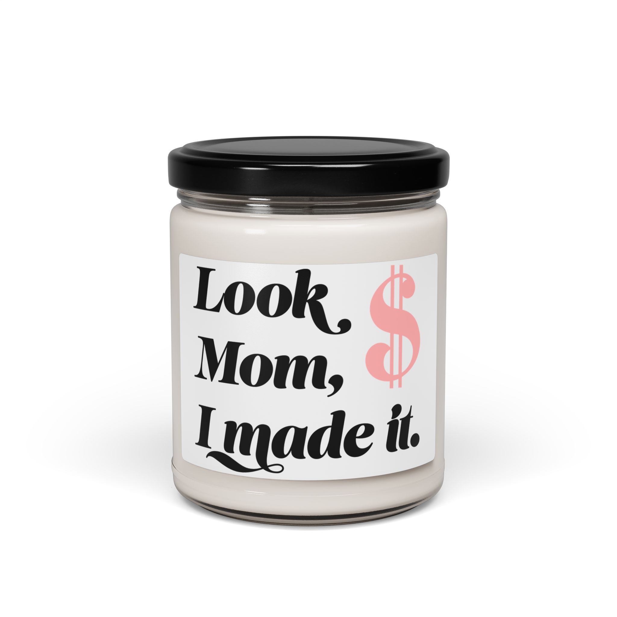 Scented Soy Candle - "Look Mom, I Made It!" - Perfect Gift for Mother's Day &amp; Celebrations product thumbnail image