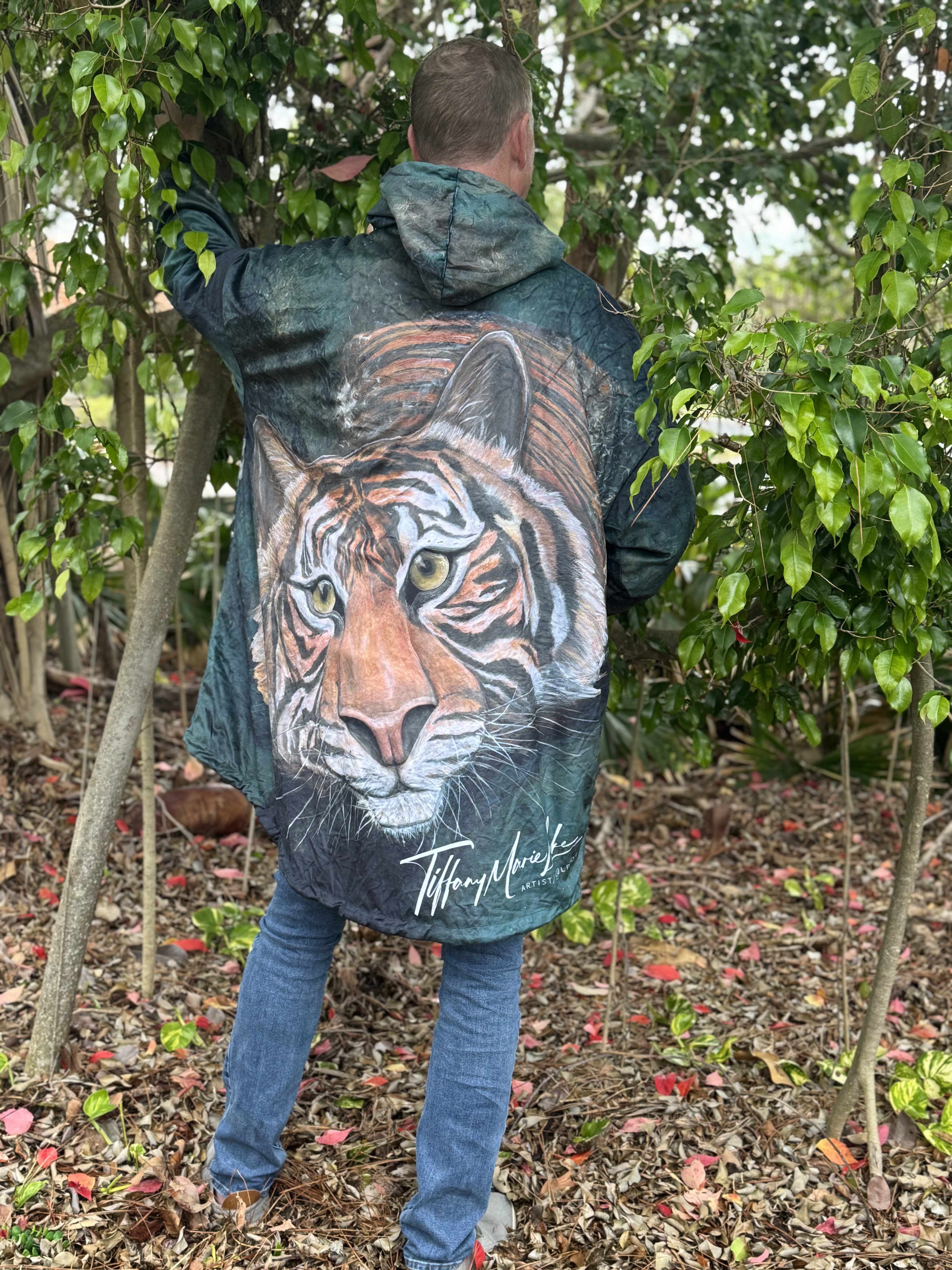 Unisex Hooded Blanket - LaTigre by Tiffany Marie Luke product thumbnail image