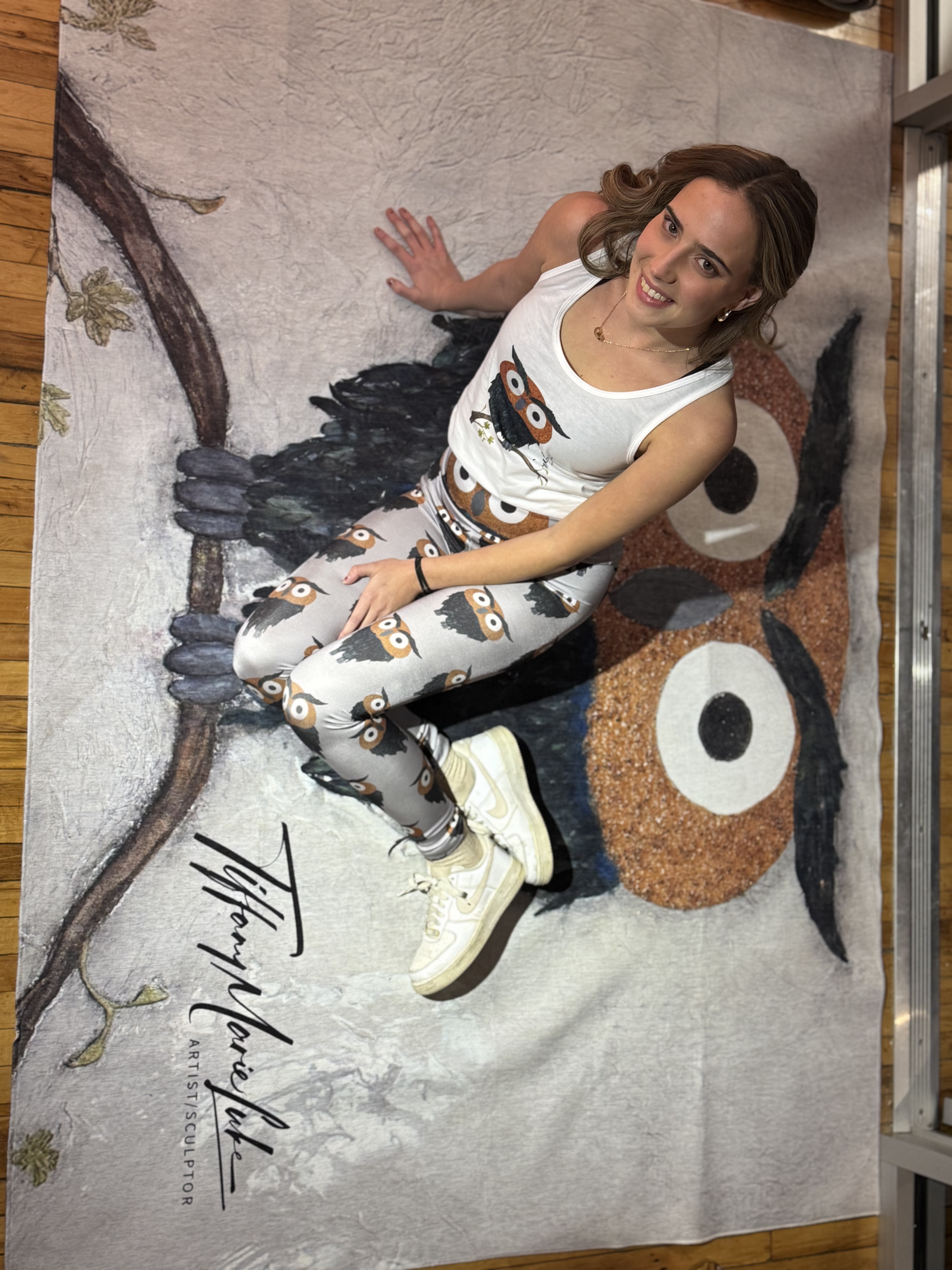 Rug - LaFille Gallery 'Mr McQui' by Tiffany Marie Luke