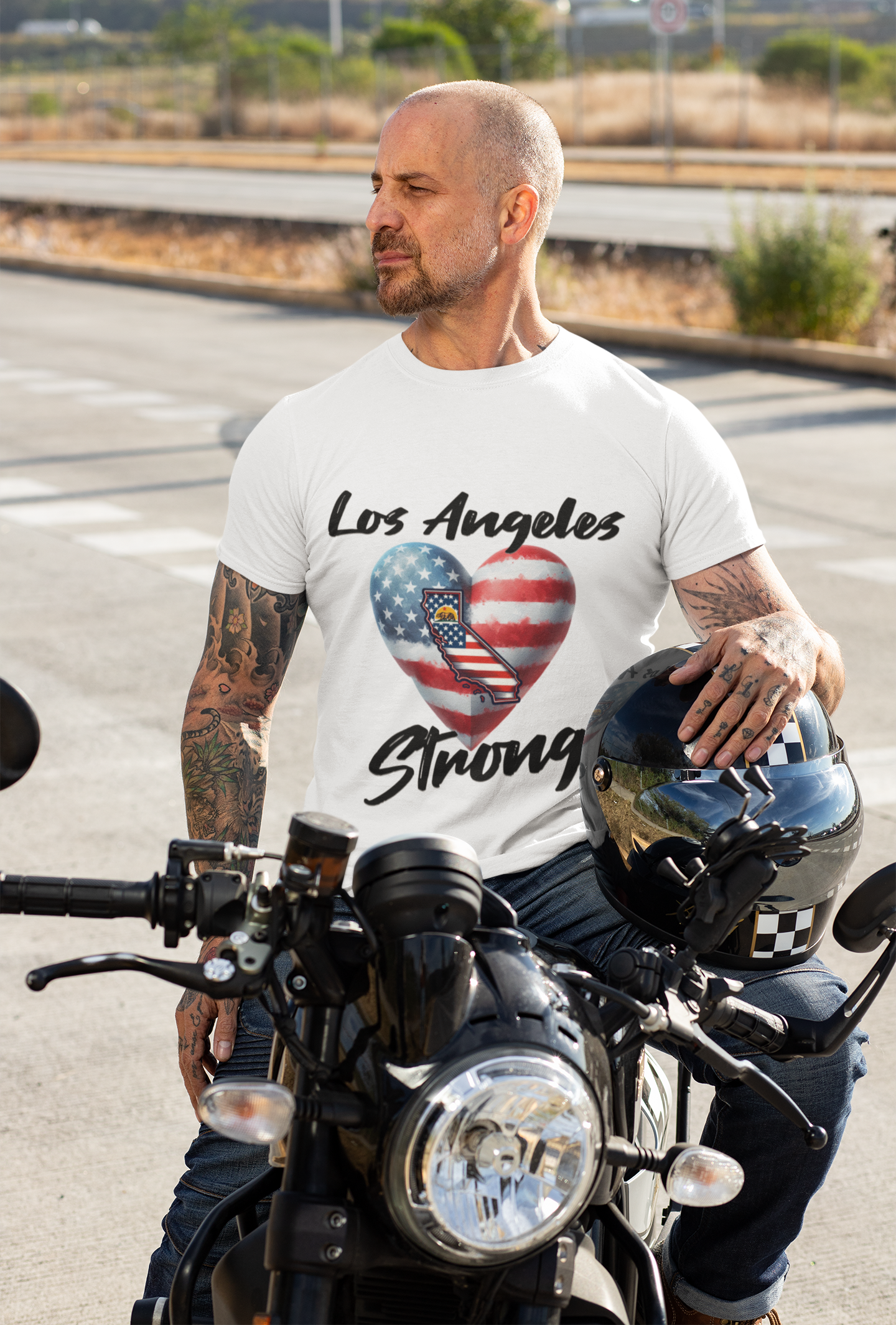 Los Angeles Strong T-Shirt, LA Pride Tee, California Love Shirt, City of Angels Gift, Unisex Cotton Top product thumbnail image Los Angeles Strong T-Shirt, LA Pride Tee, California Love Shirt, City of Angels Gift, Unisex Cotton Top product thumbnail image