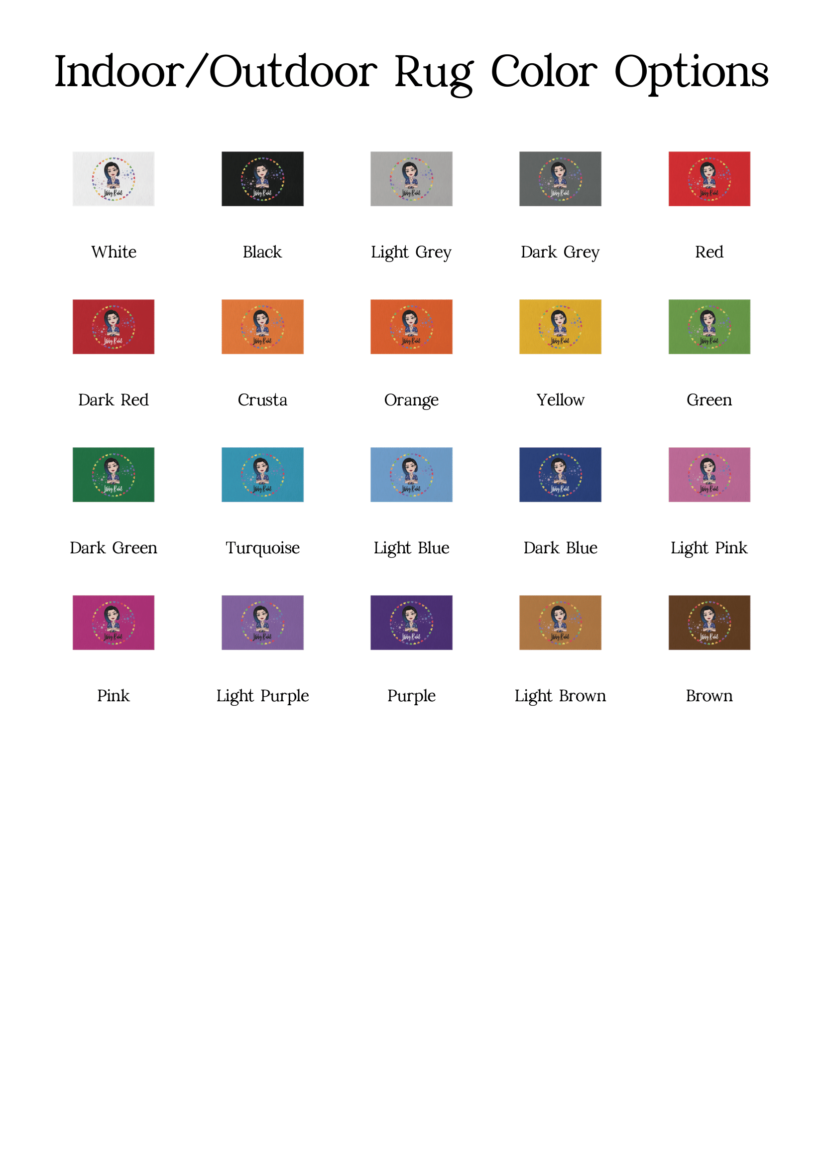 Pride Heart I'm Not Existing AT You - Indoor/Outdoor Rug product thumbnail image