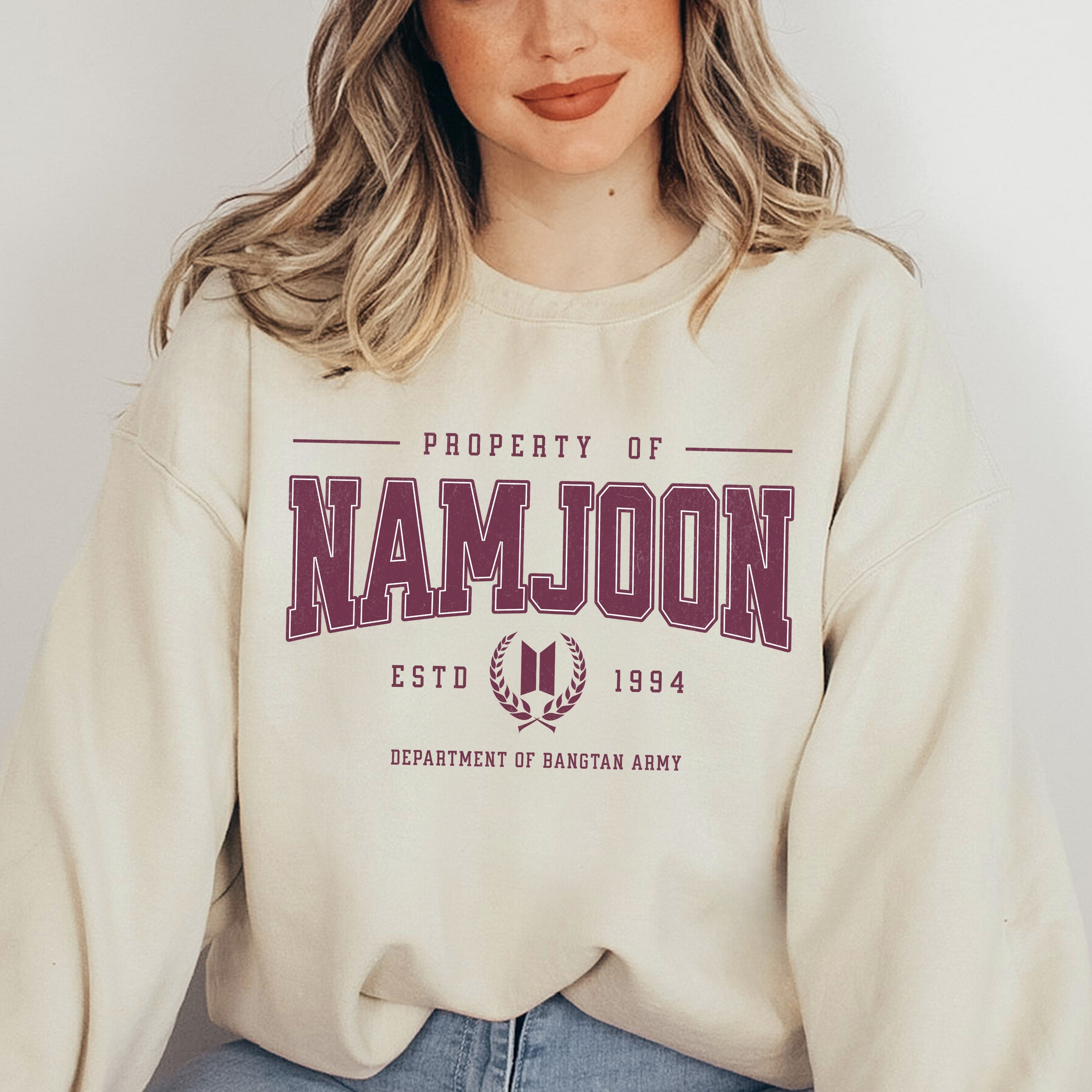 Namjoon Bias Sweatshirt, Designed for ARMY by ARMY product thumbnail image Namjoon Bias Sweatshirt, Designed for ARMY by ARMY product thumbnail image