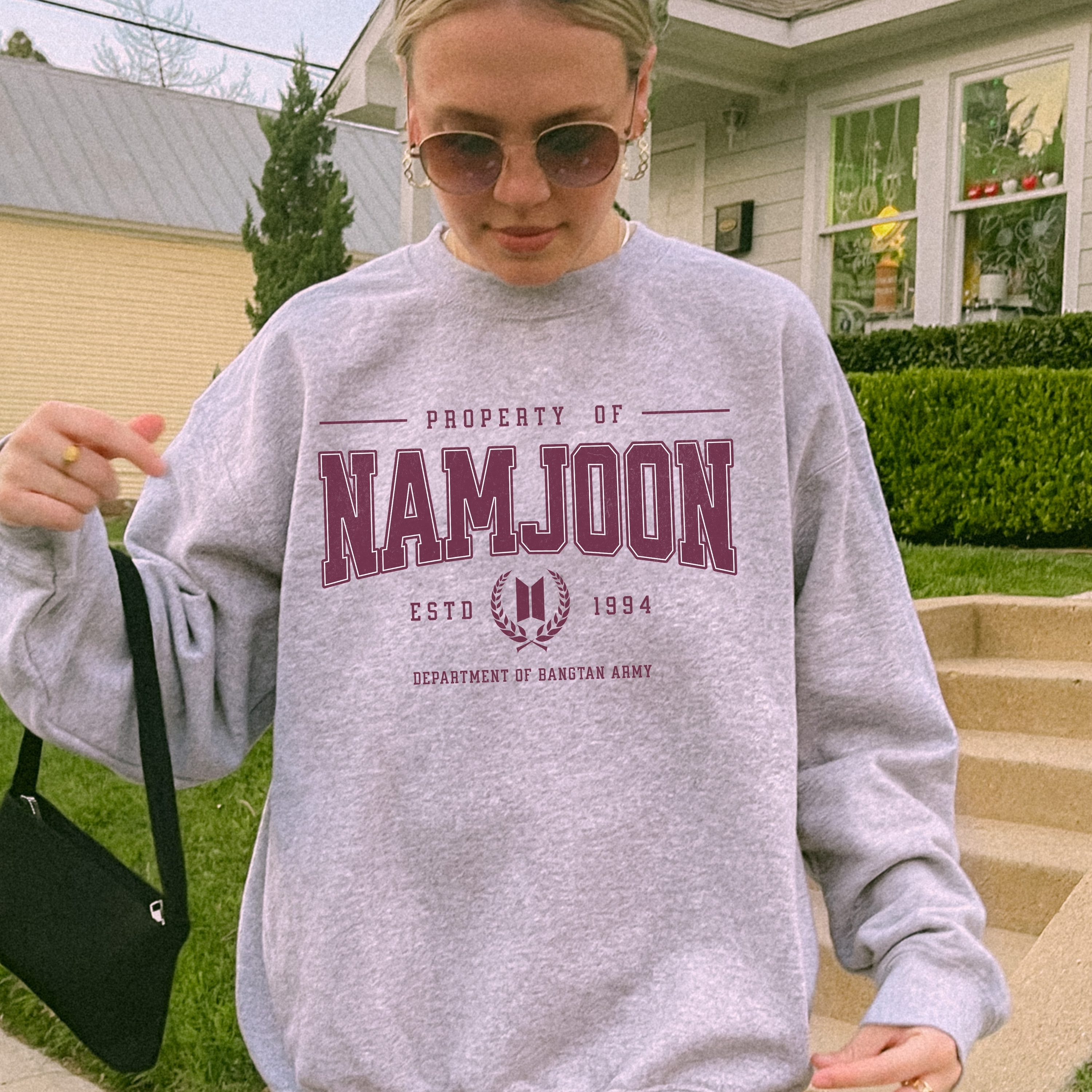 Namjoon Bias Sweatshirt, Designed for ARMY by ARMY product thumbnail image Namjoon Bias Sweatshirt, Designed for ARMY by ARMY product thumbnail image