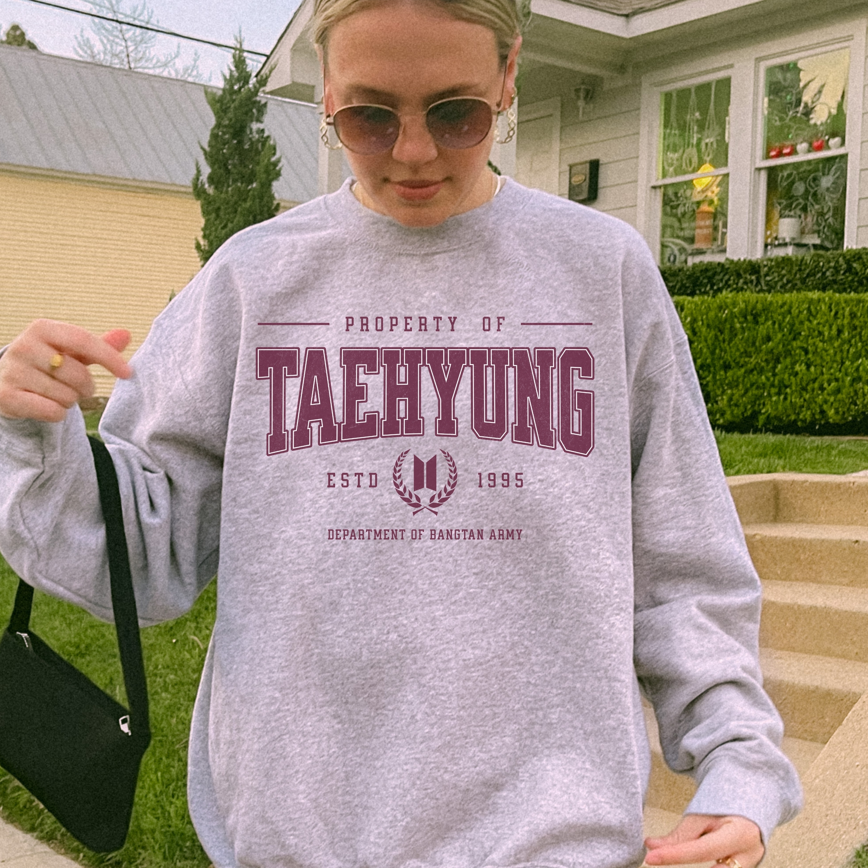 V Bias Sweatshirt, Designed for ARMY by ARMY product thumbnail image V Bias Sweatshirt, Designed for ARMY by ARMY product thumbnail image