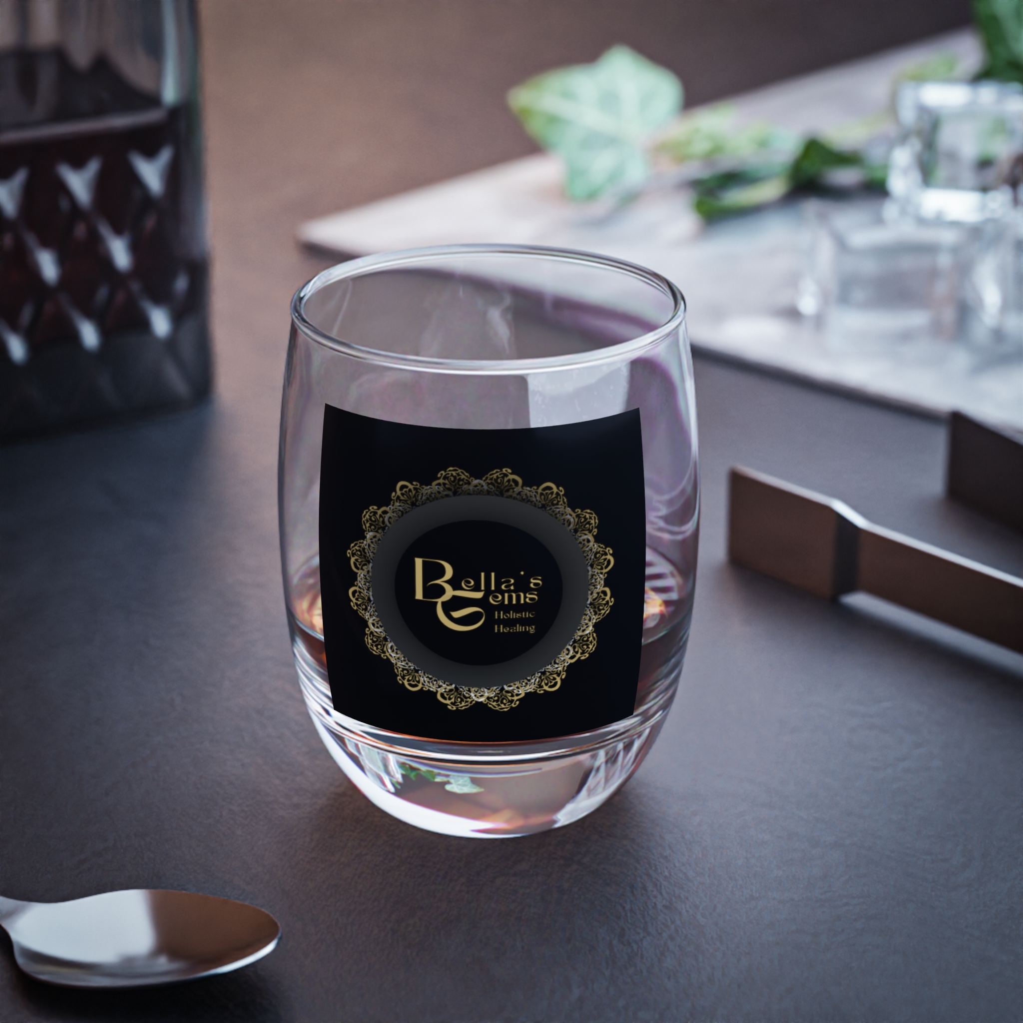 Bella's Custom Whiskey Glass
