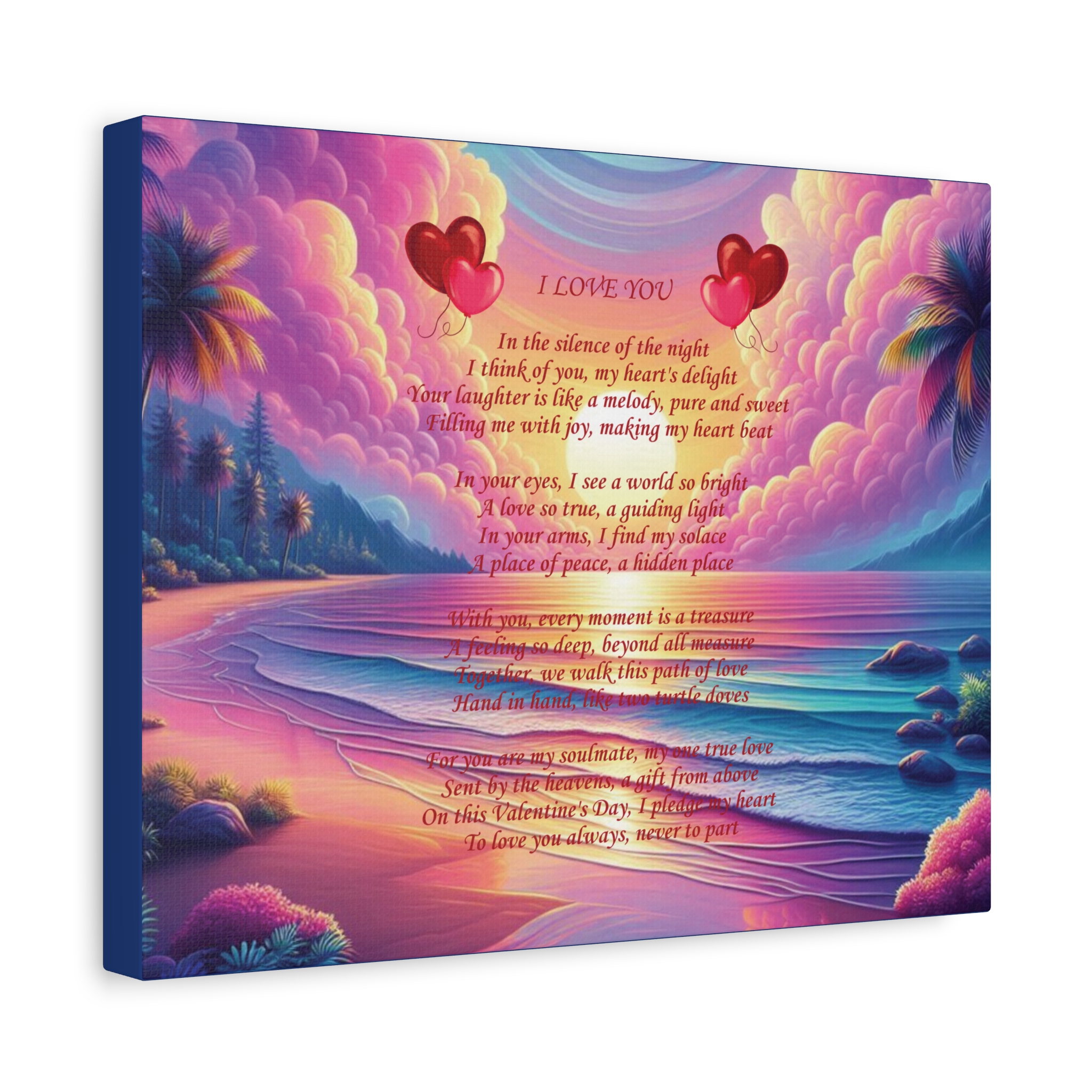 Valentine's Day Matte Canvas Print 1.25 product thumbnail image Valentine's Day Matte Canvas Print 1.25 product thumbnail image