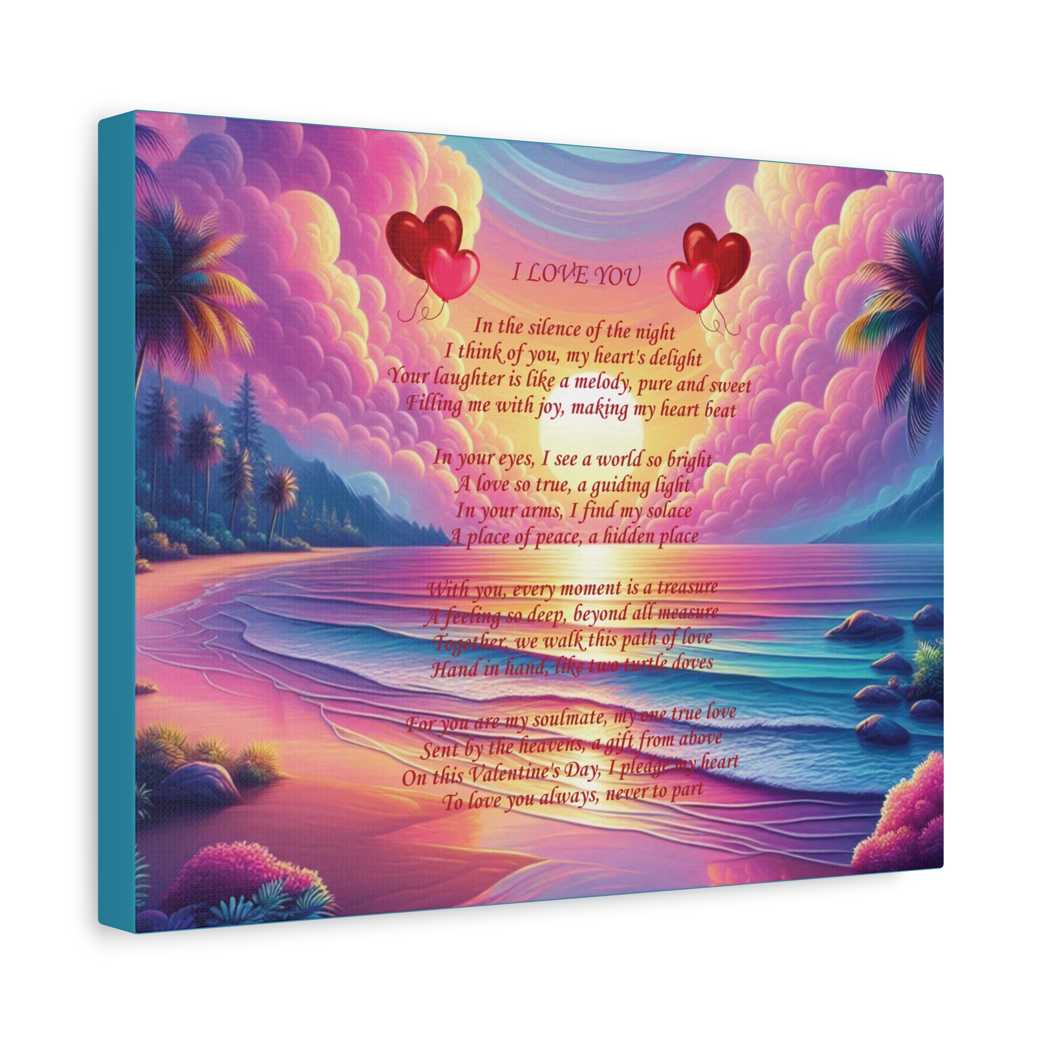 Valentine's Day Matte Canvas Print 1.25 product thumbnail image Valentine's Day Matte Canvas Print 1.25 product thumbnail image