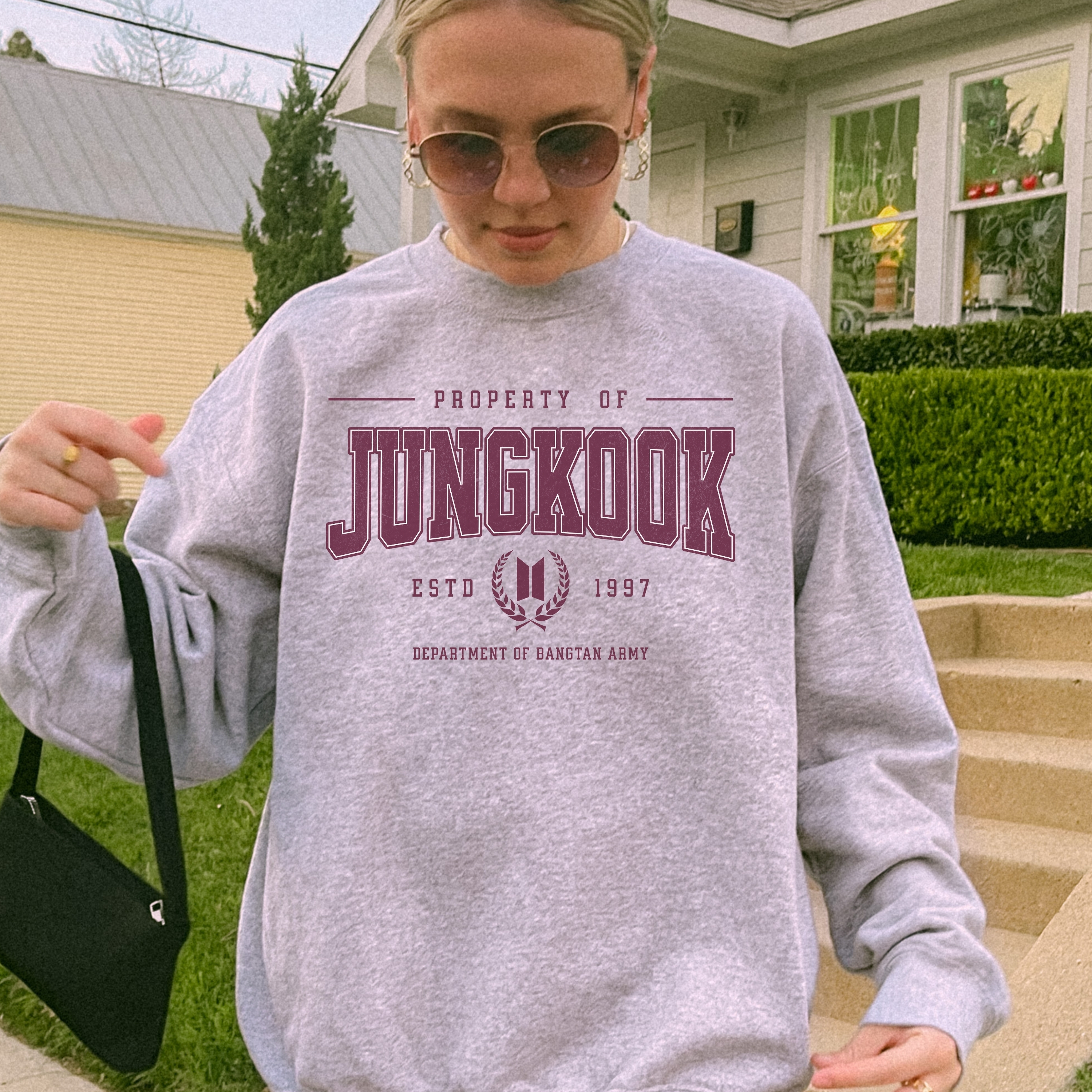 JK Bias Sweatshirt, Designed for ARMY by ARMY product thumbnail image JK Bias Sweatshirt, Designed for ARMY by ARMY product thumbnail image