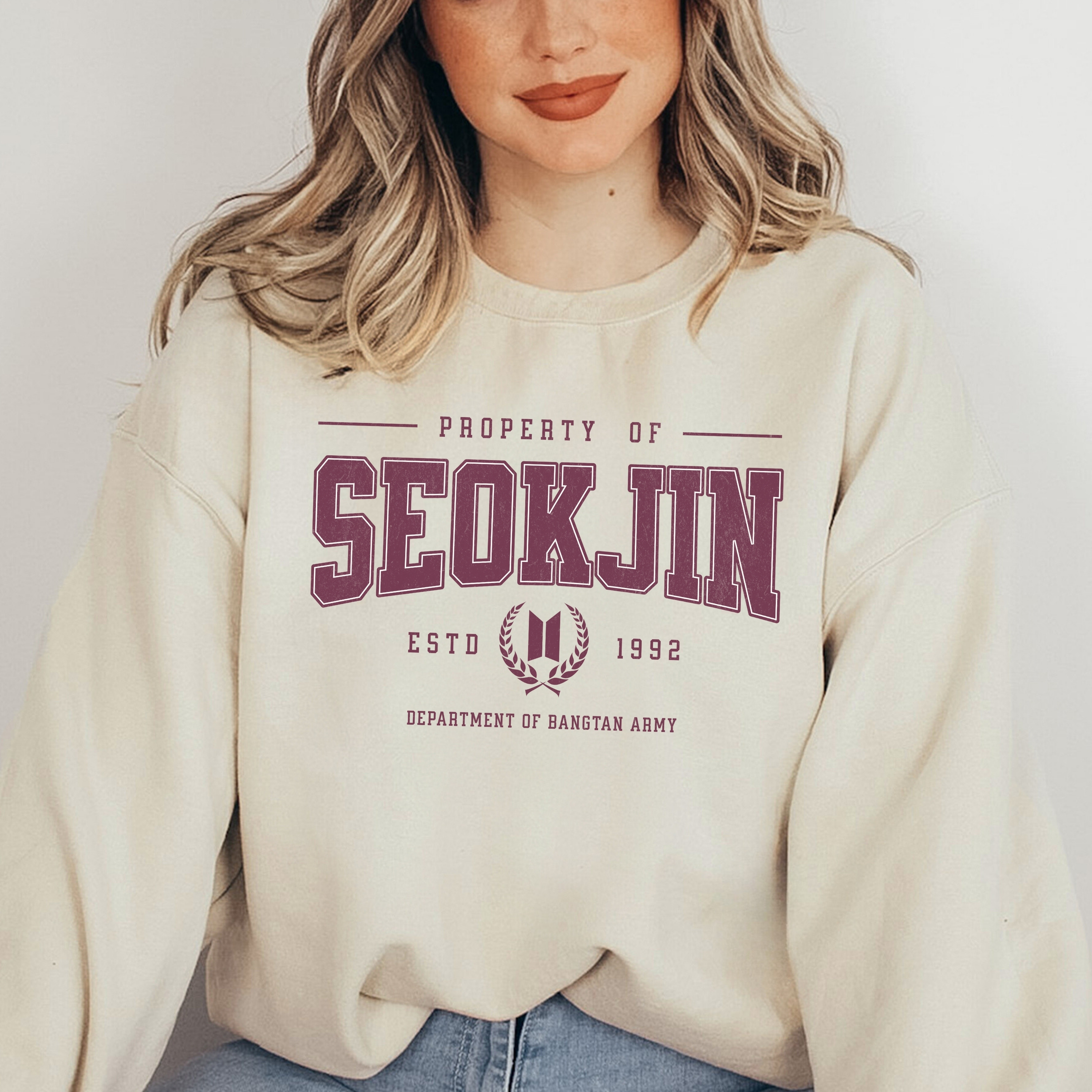 JIN Bias Sweatshirt, Designed for ARMY by ARMY