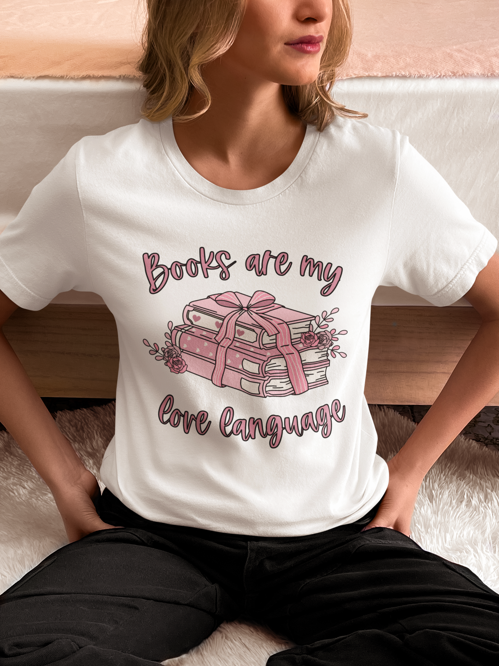 Books are My Love Language T-Shirt, Reader Gift, Book Lover Apparel, Literary Merch, Cozy Casual Shirt Books are My Love Language T-Shirt, Reader Gift, Book Lover Apparel, Literary Merch, Cozy Casual Shirt