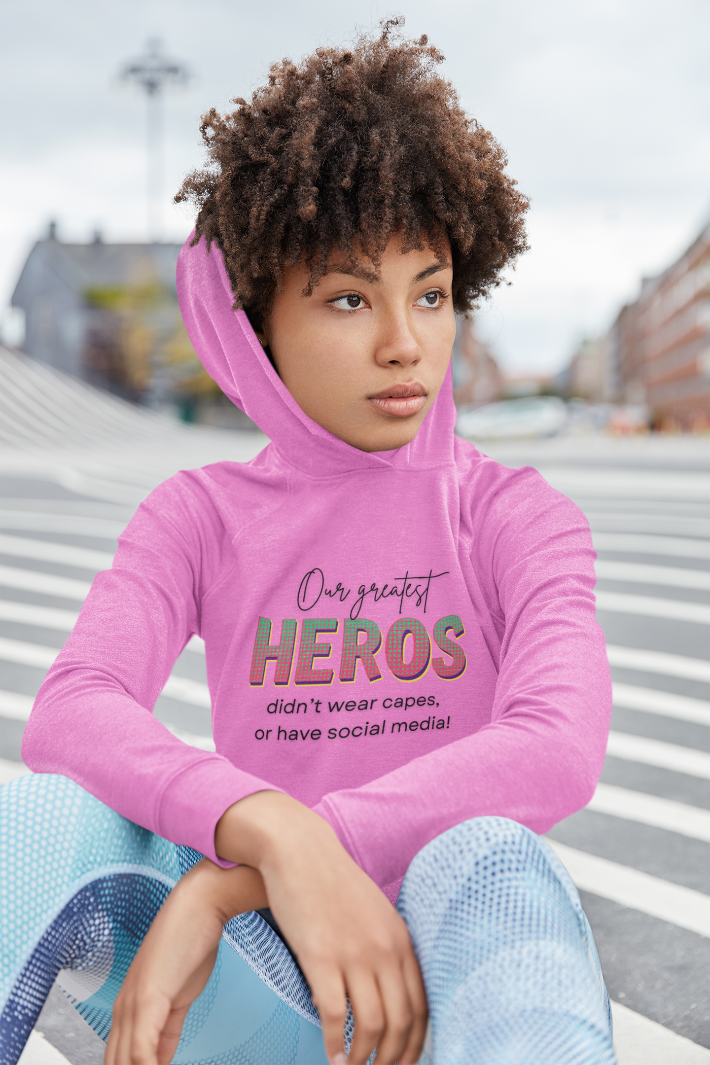 Celebrities aren't Heros, Heros Don't Wear Capes, Black History Hoodie, Social Media Influencers Are Not Heros, 92% Black Women Club Shirt product thumbnail image