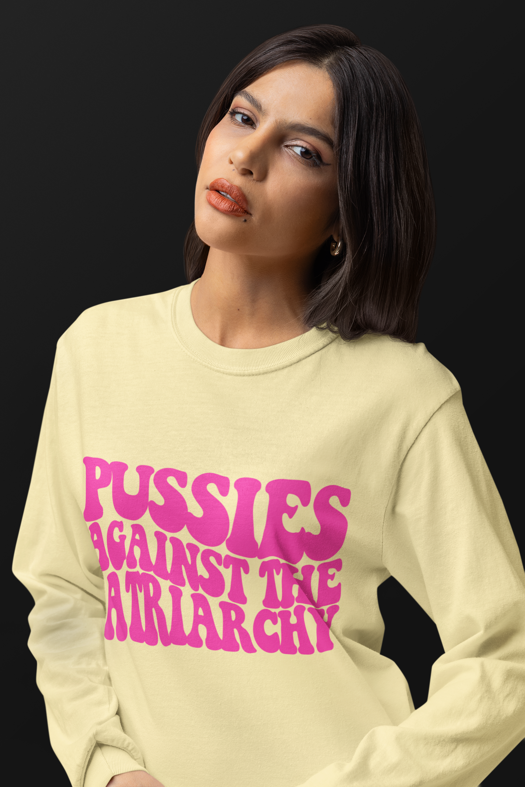 Pussies Against the Patriarchy Long Sleeve T-Shirt product thumbnail image Pussies Against the Patriarchy Long Sleeve T-Shirt product thumbnail image