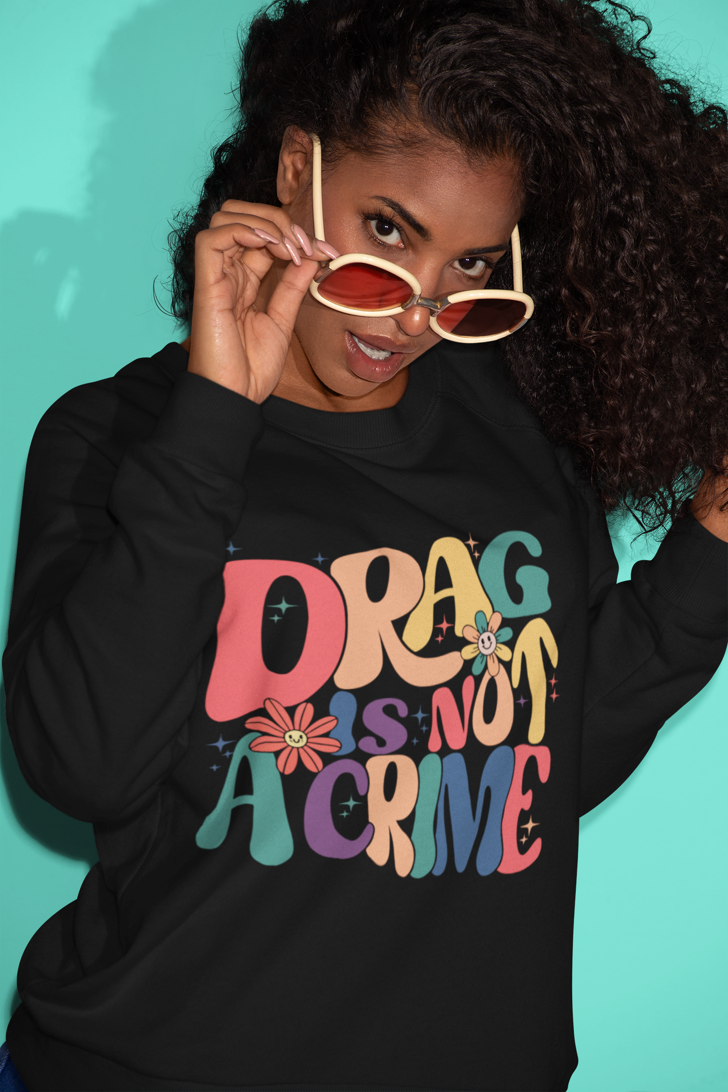Drag is Not a Crime Crewneck Sweatshirt Drag is Not a Crime Crewneck Sweatshirt