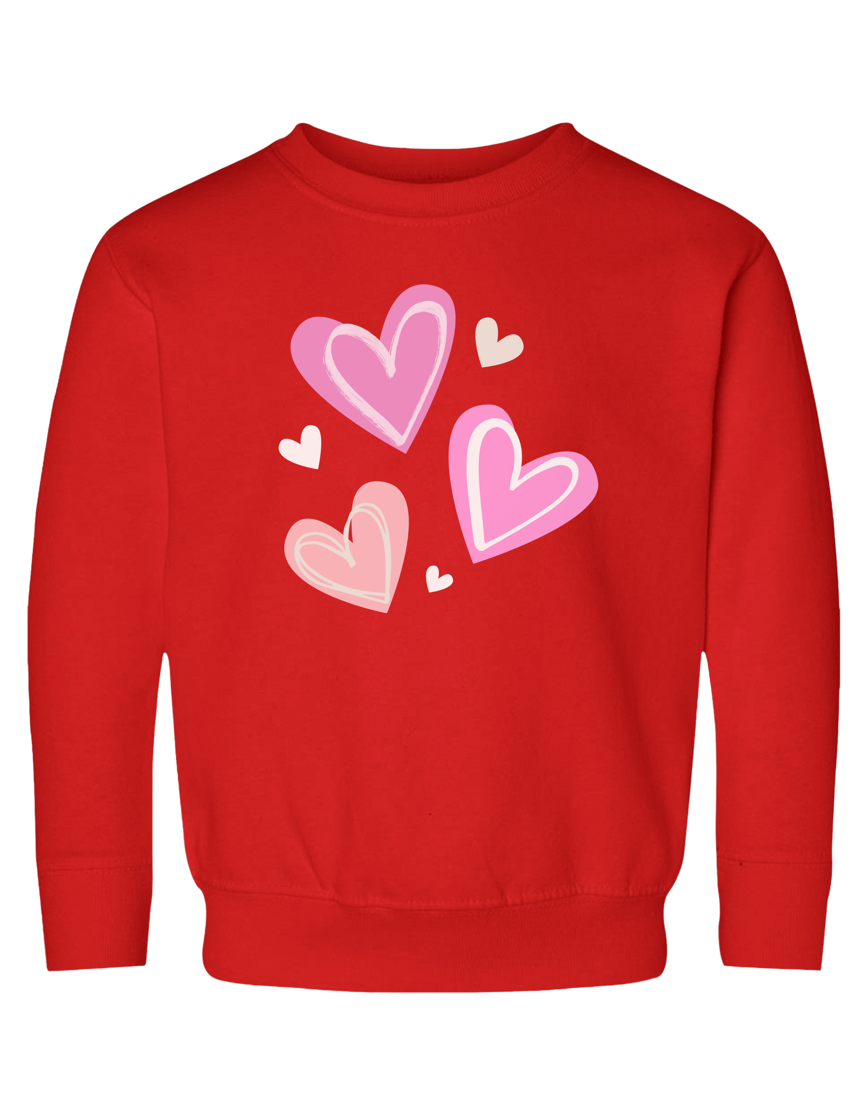 Hearts Toddler Sweatshirt product thumbnail image Hearts Toddler Sweatshirt product thumbnail image