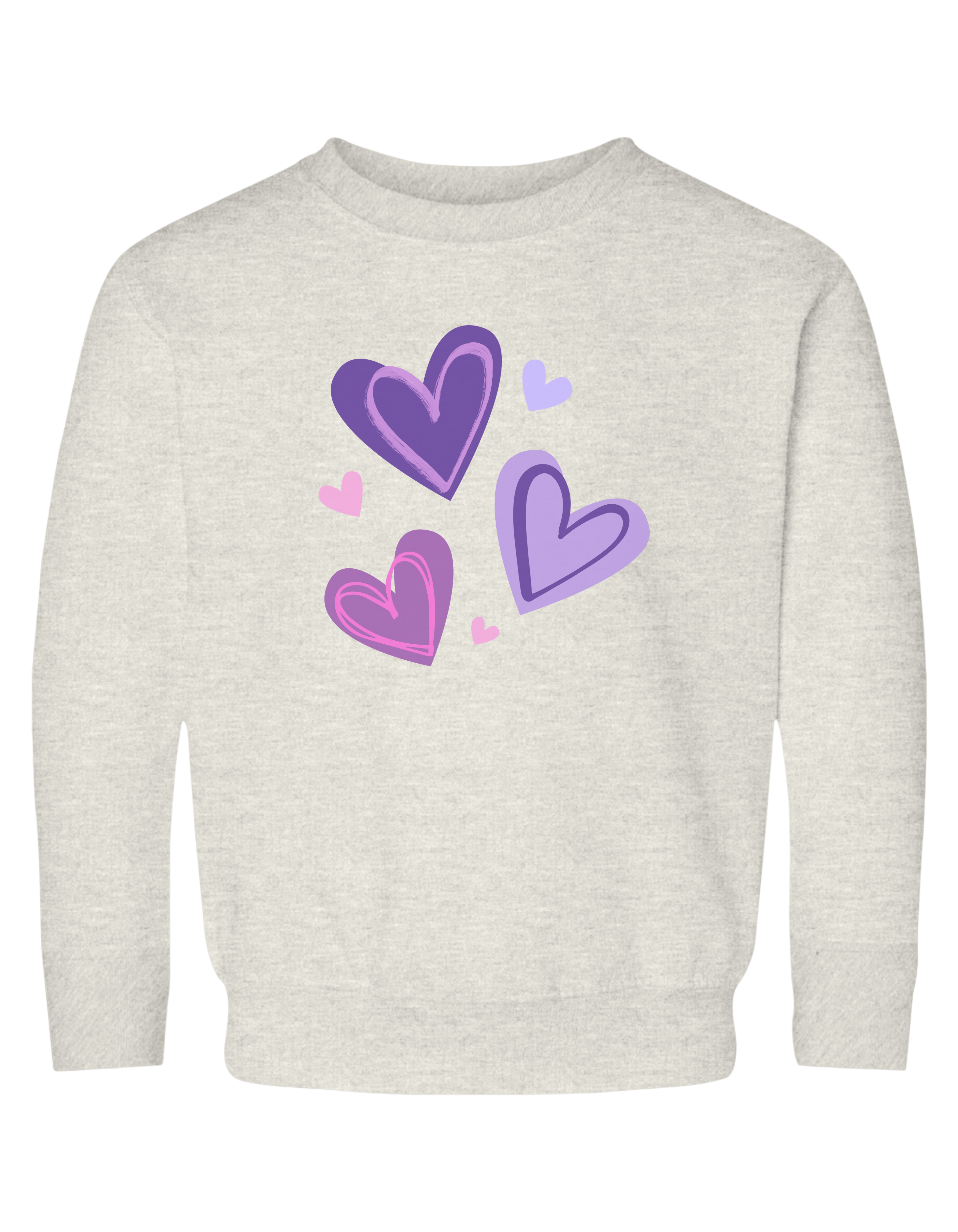 Hearts Toddler Sweatshirt product thumbnail image Hearts Toddler Sweatshirt product thumbnail image