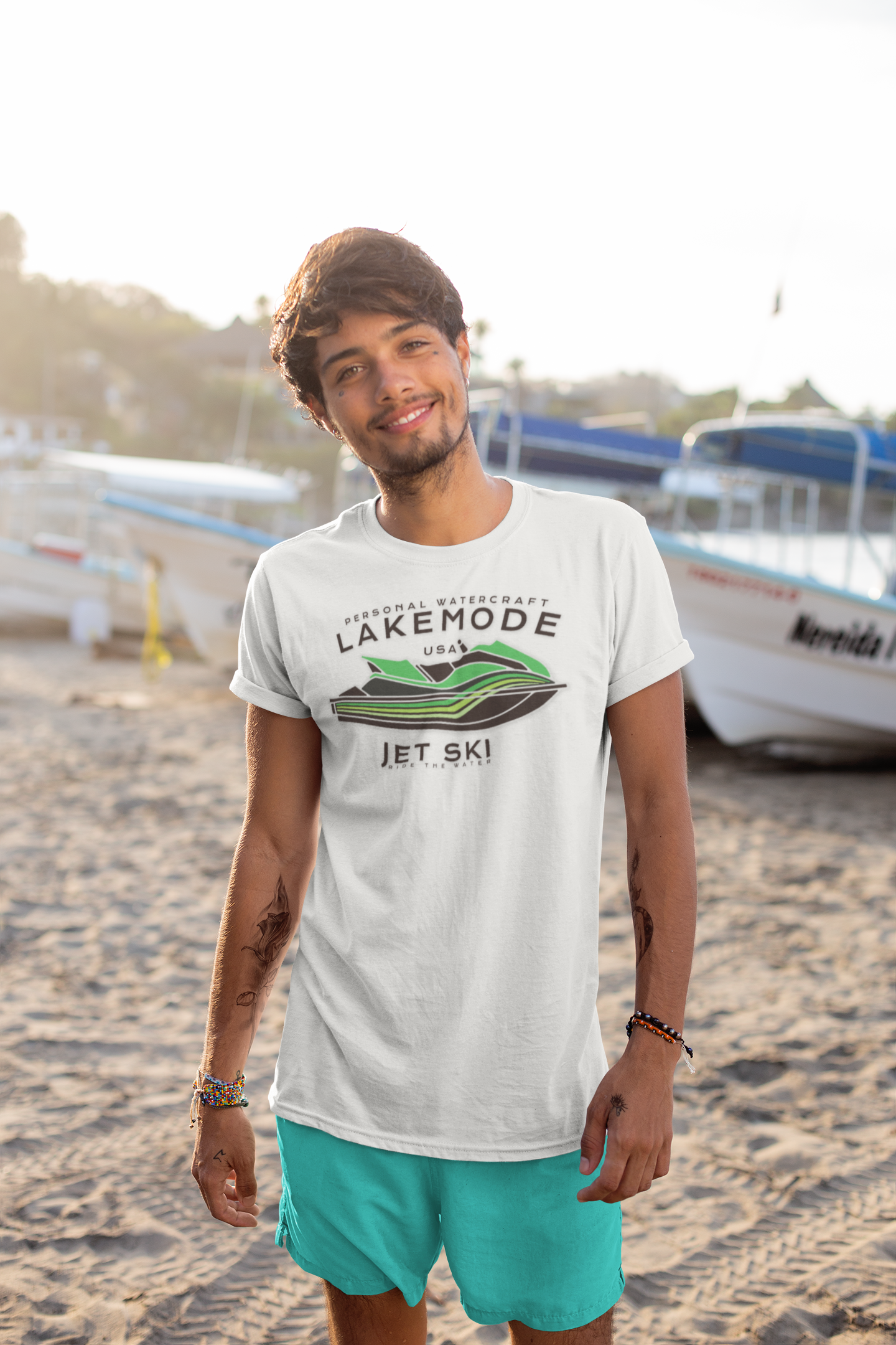 Lake Mode T-shirt, Personal Watercraft T-shirt, Jet Ski T-shirt, Lake t-shirt, Lake Life Jet Ski Shirt, Jet Ski Gift, Watersports T-shirt, Jet Skier Gift product thumbnail image