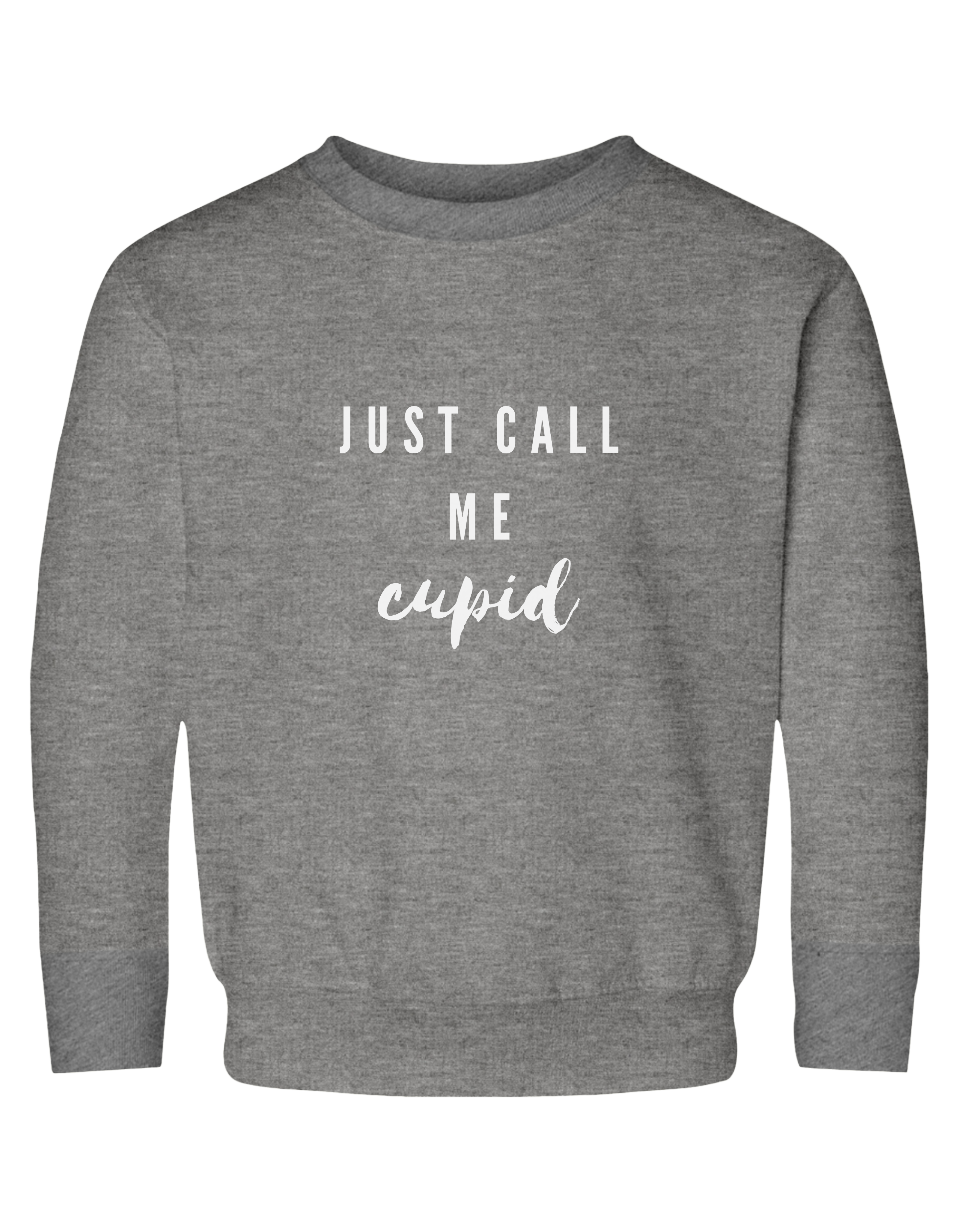 Just Call Me Cupid Toddler Sweatshirt product thumbnail image Just Call Me Cupid Toddler Sweatshirt product thumbnail image
