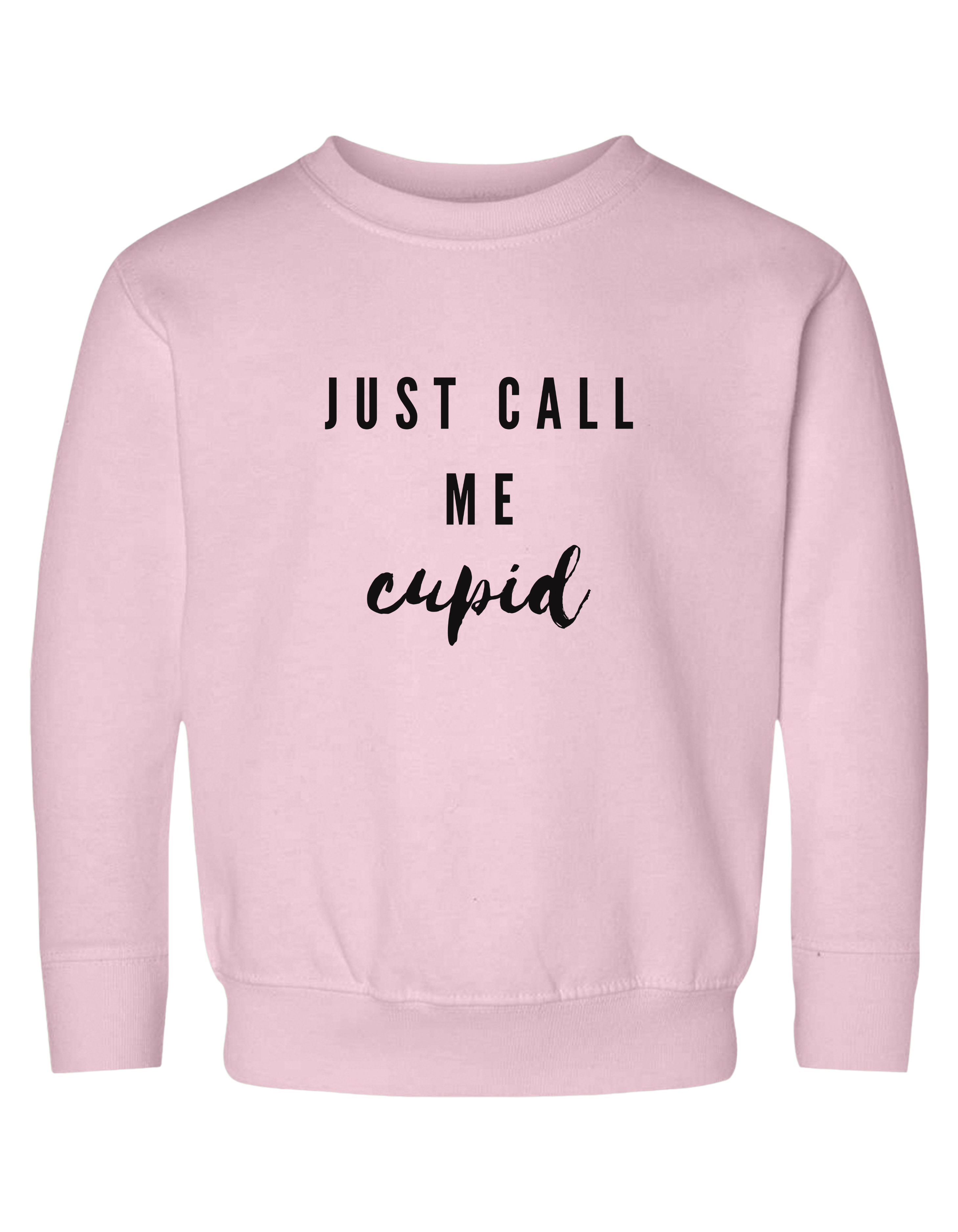 Just Call Me Cupid Toddler Sweatshirt product thumbnail image Just Call Me Cupid Toddler Sweatshirt product thumbnail image
