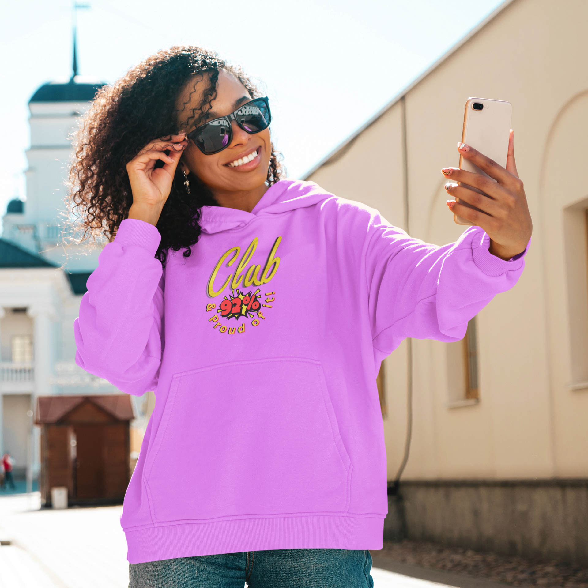 92% of Black Women Hoodie, Black History Month Shirt, Black Melanin Hoodie, Hoodie for Black Women, Black Girl Magic Shirt, BLM Shirt product thumbnail image