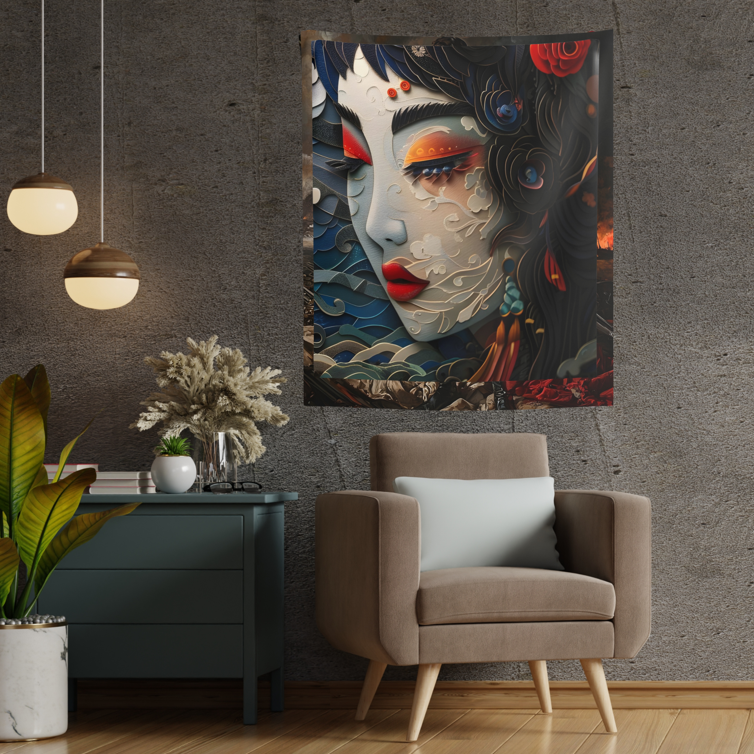 Korean Princess Wall Tapestries Korean Princess Wall Tapestries