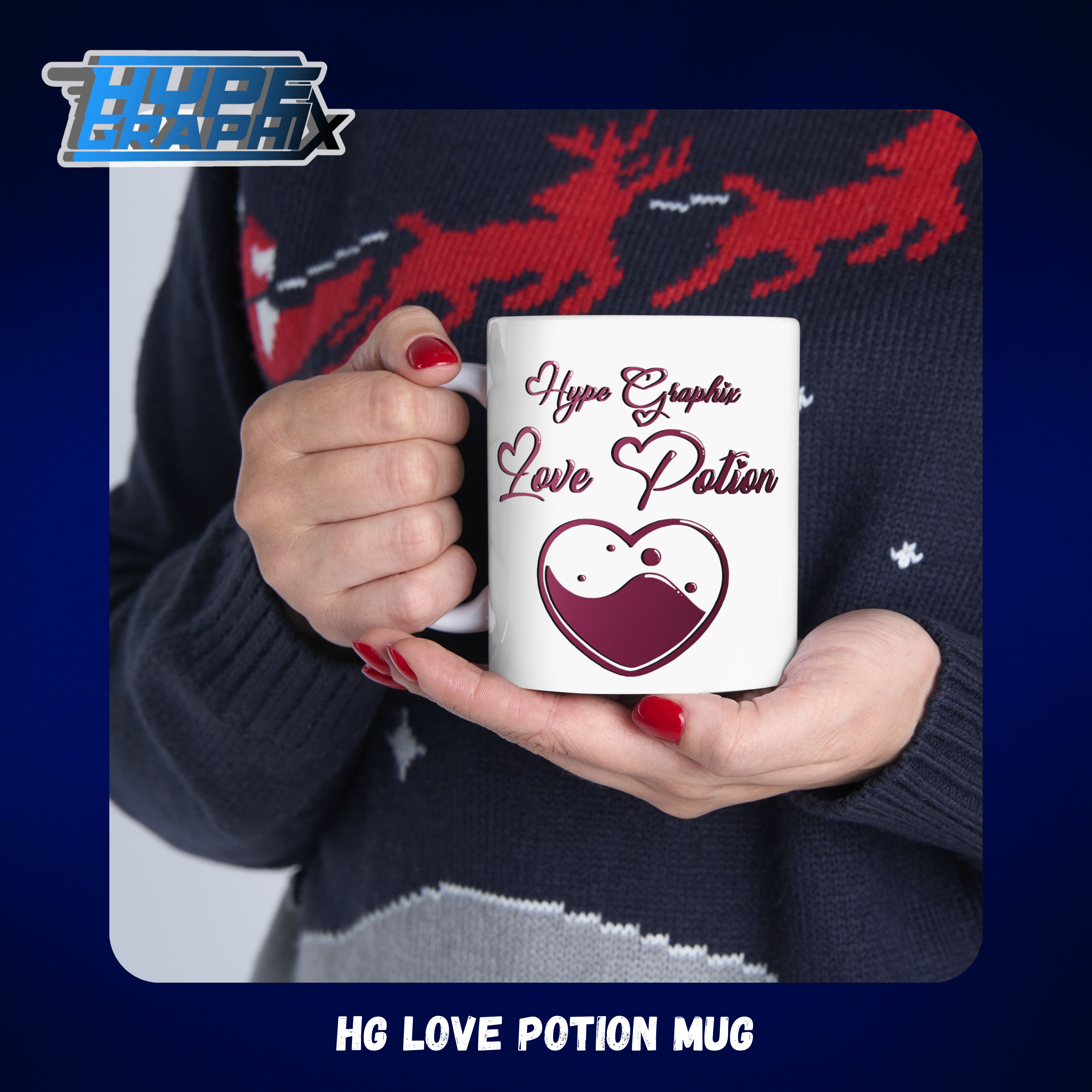 HG Love Potion Ceramic Mug, (11oz, 15oz) product thumbnail image HG Love Potion Ceramic Mug, (11oz, 15oz) product thumbnail image