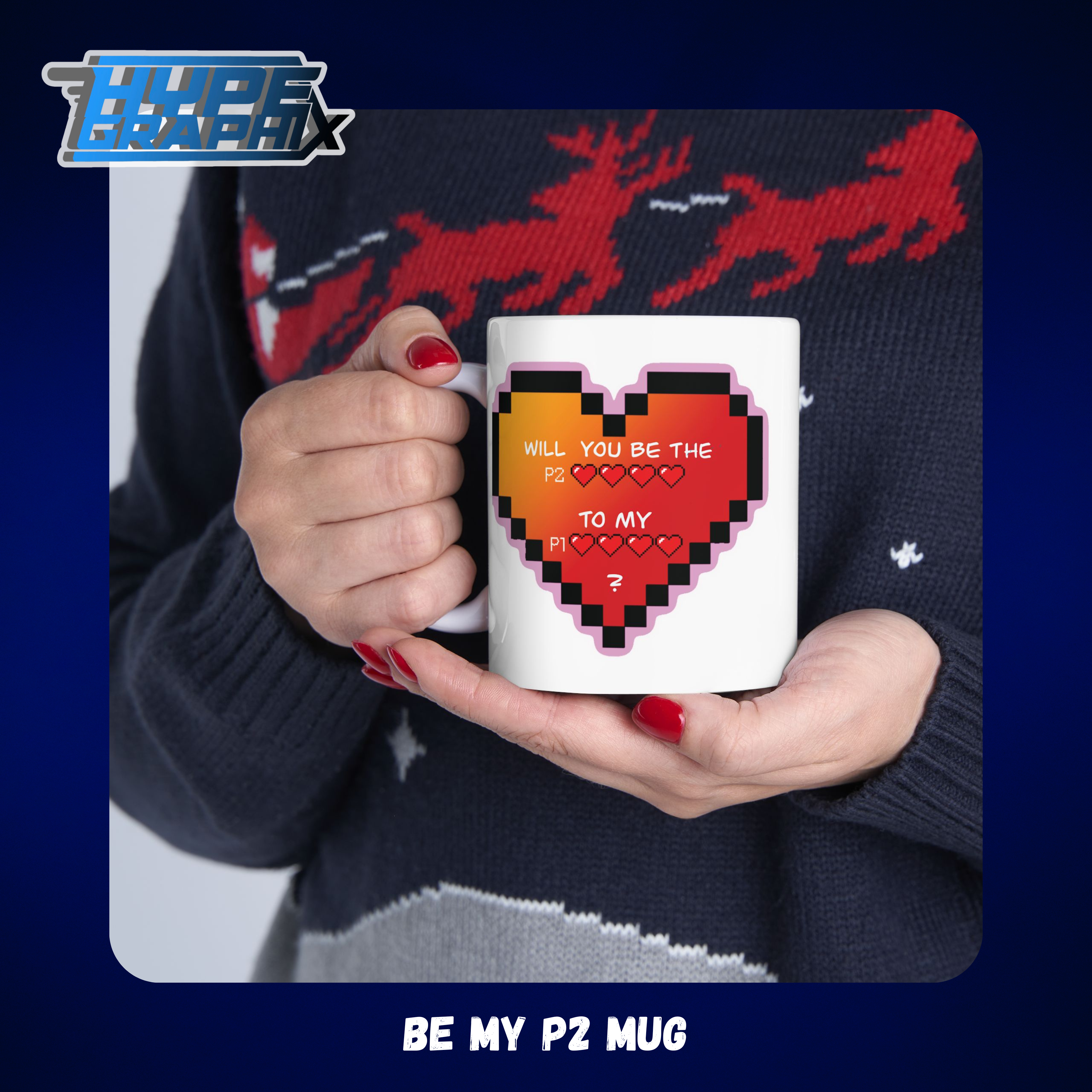 Be my P2 Ceramic Mug, (11oz, 15oz) product thumbnail image