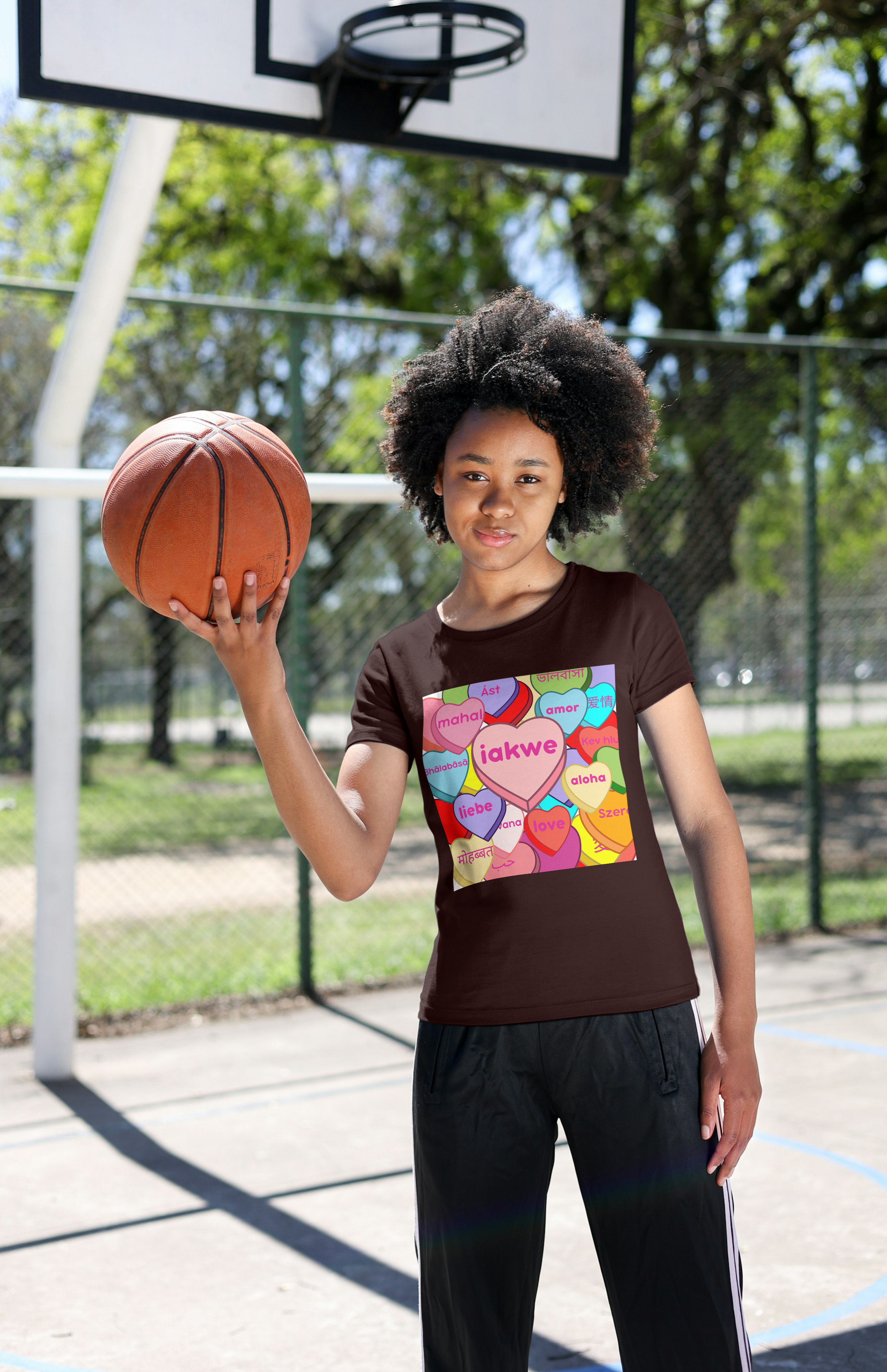 Kids Tee - Nostalgic Valentine's Candy Hearts iakwe product thumbnail image Kids Tee - Nostalgic Valentine's Candy Hearts iakwe product thumbnail image