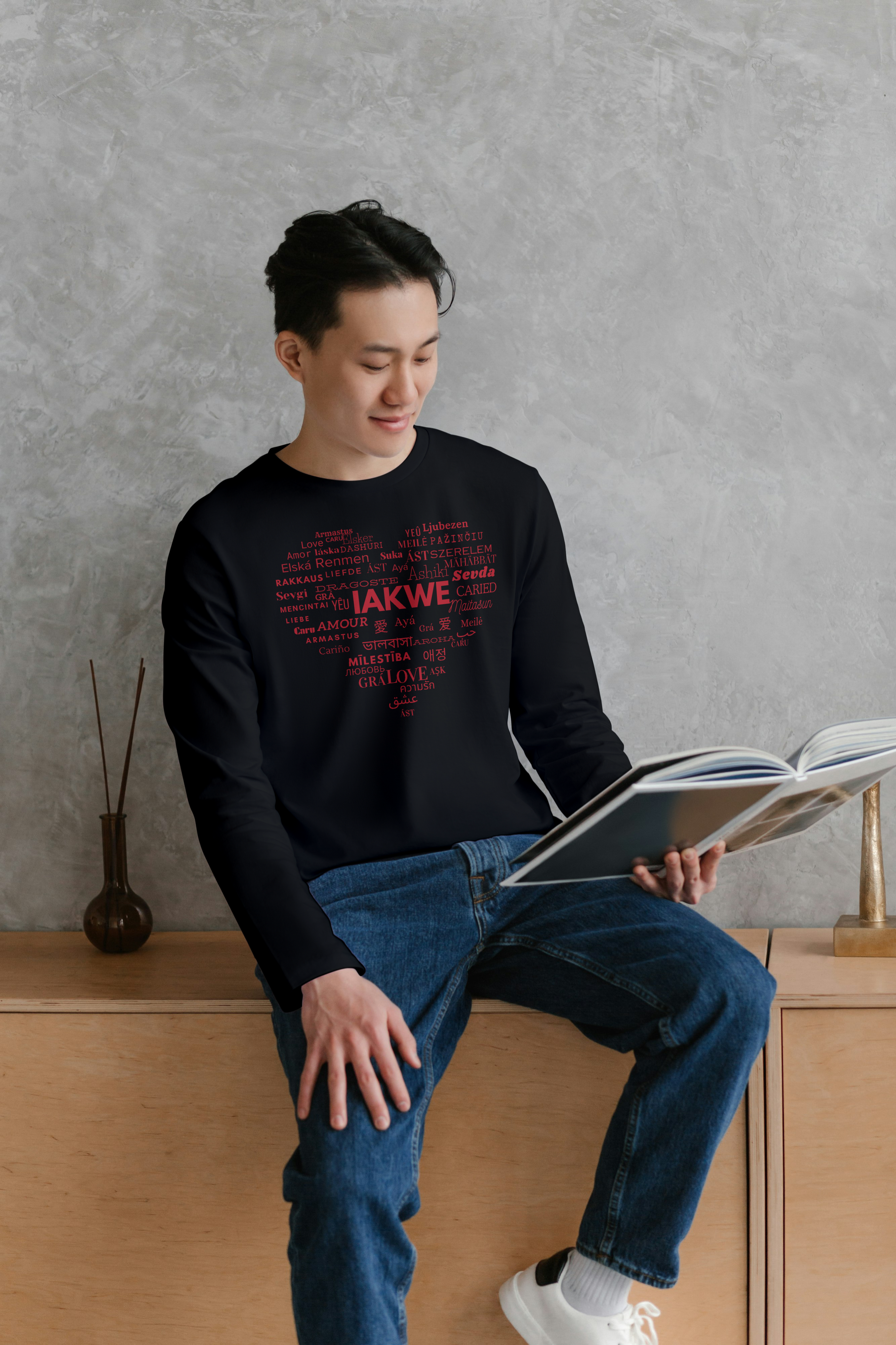 Unisex Adult Long Sleeve Tee - Iakwe Love Shirt Unisex Adult Long Sleeve Tee - Iakwe Love Shirt
