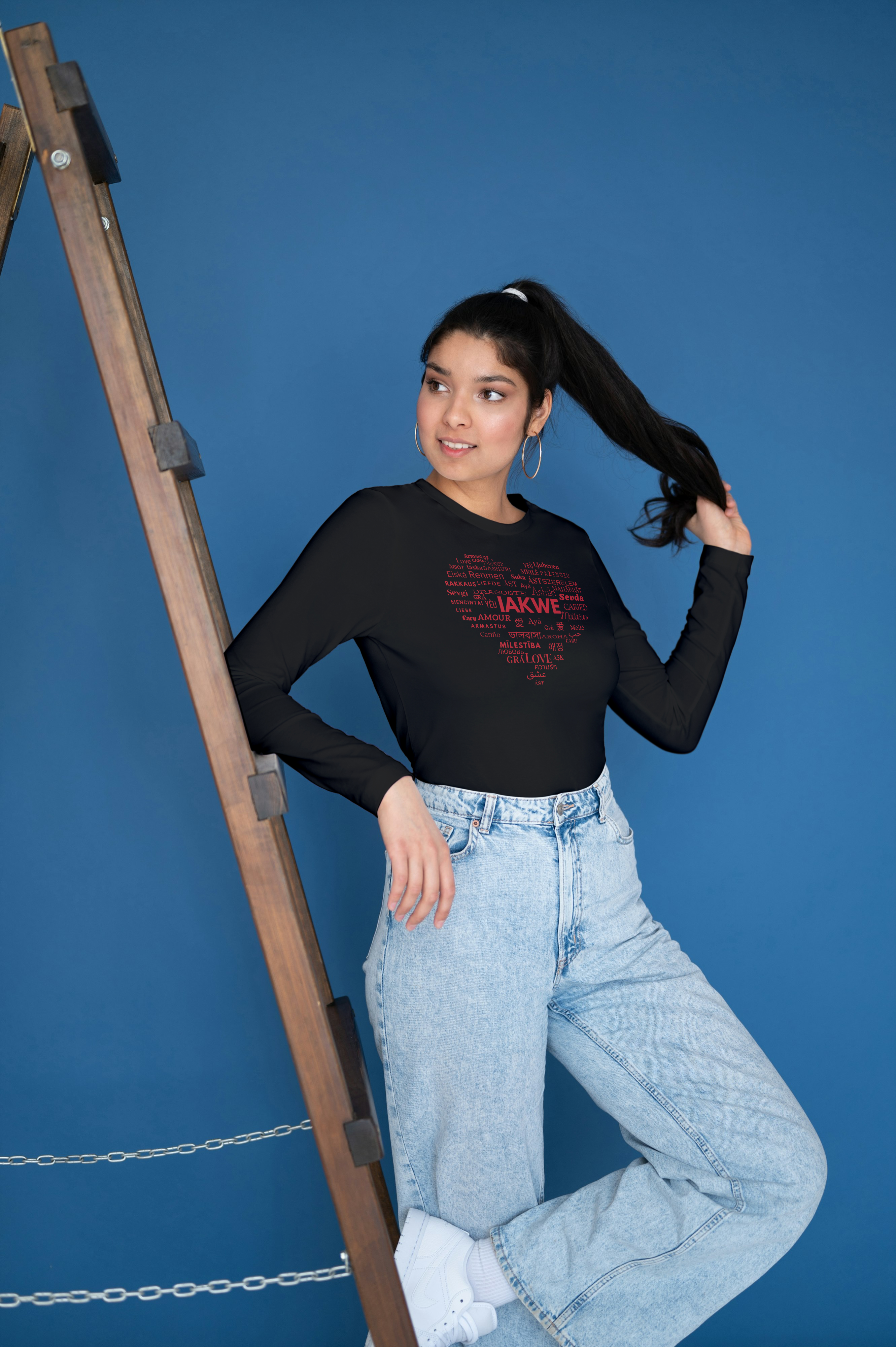 Unisex Adult Long Sleeve Tee - Iakwe Love Shirt product thumbnail image Unisex Adult Long Sleeve Tee - Iakwe Love Shirt product thumbnail image