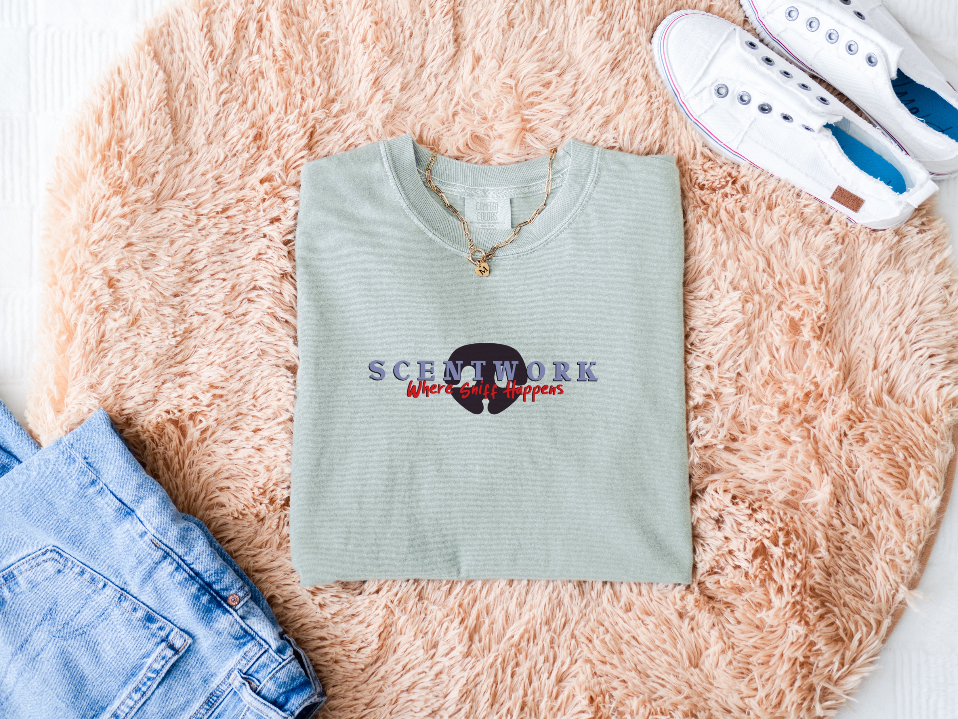 SCENTWORK. Where Sniff Happens T-SHIRT product thumbnail image SCENTWORK. Where Sniff Happens T-SHIRT product thumbnail image