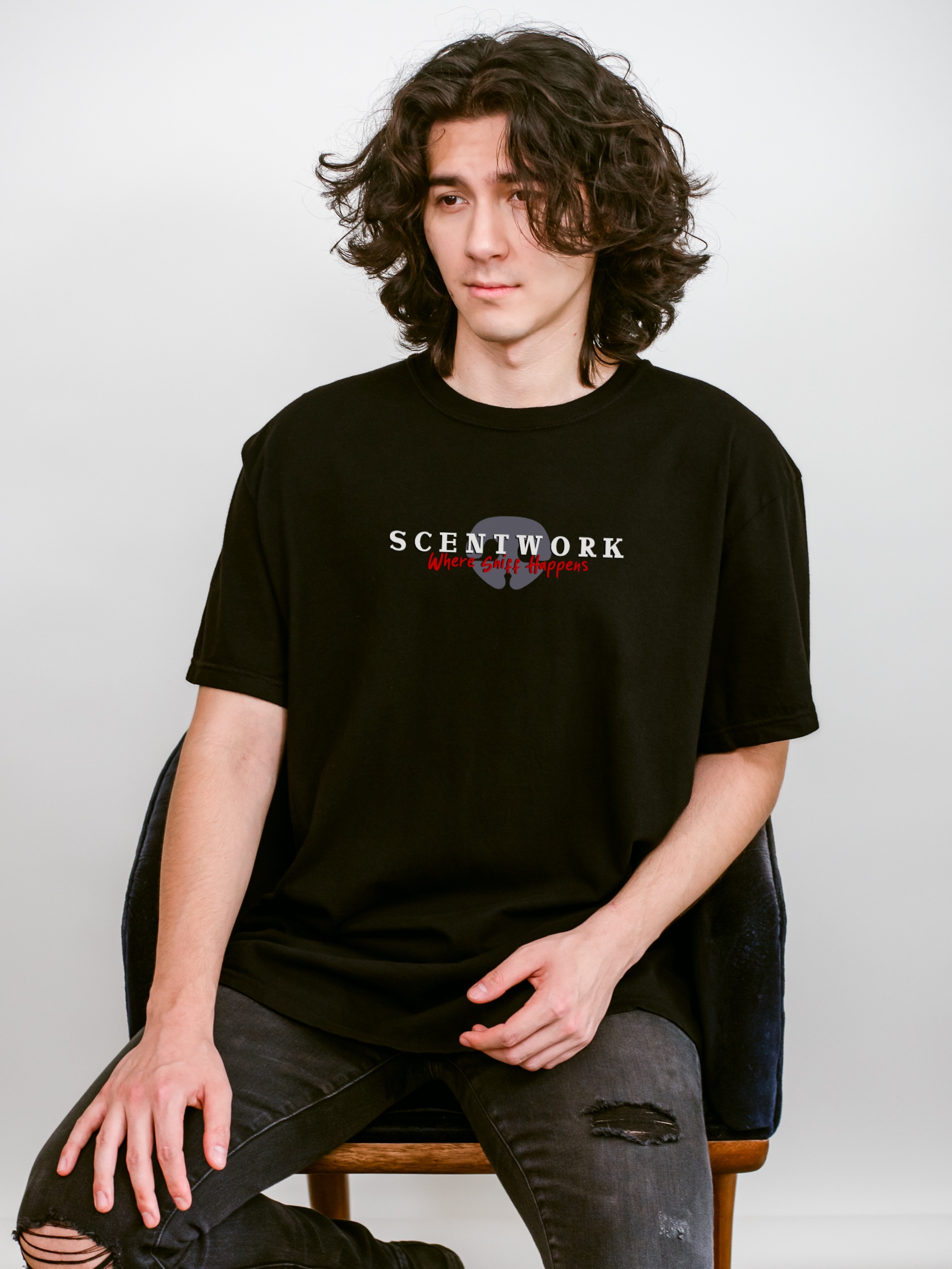 SCENTWORK. Where Sniff Happens T-SHIRT product thumbnail image