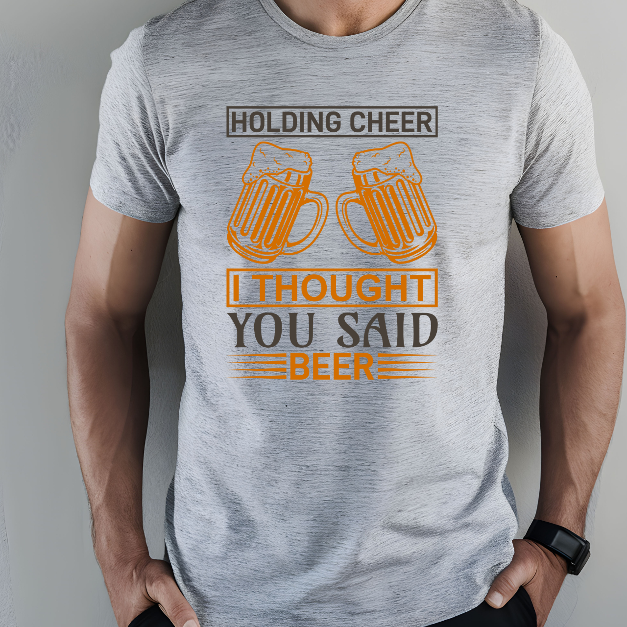 Funny Beer Quote Unisex Heavy Cotton Tee - 'I Thought You Said Beer' Funny Beer Quote Unisex Heavy Cotton Tee - 'I Thought You Said Beer'