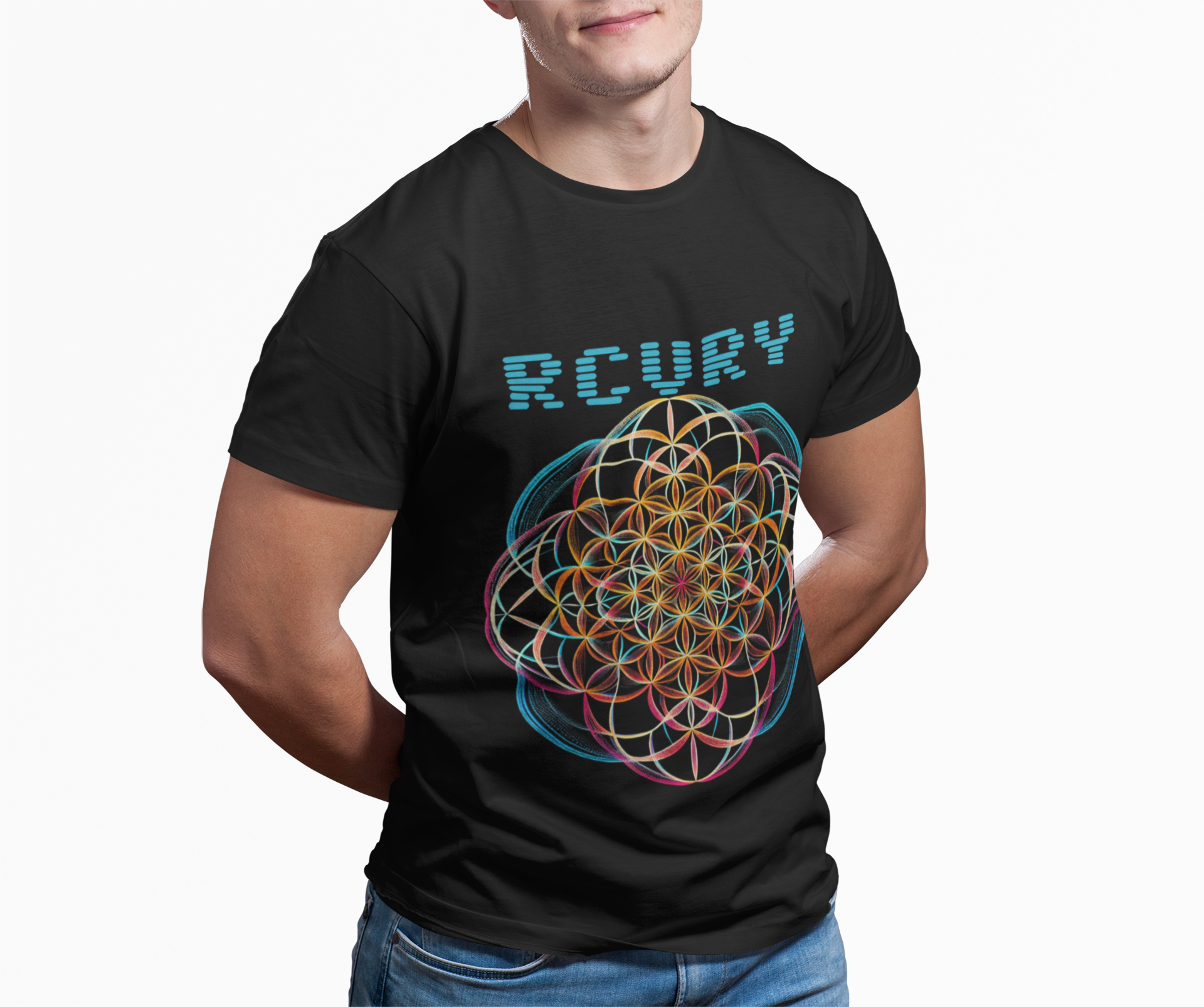 RCVRY Flower of Life T-Shirt product thumbnail image