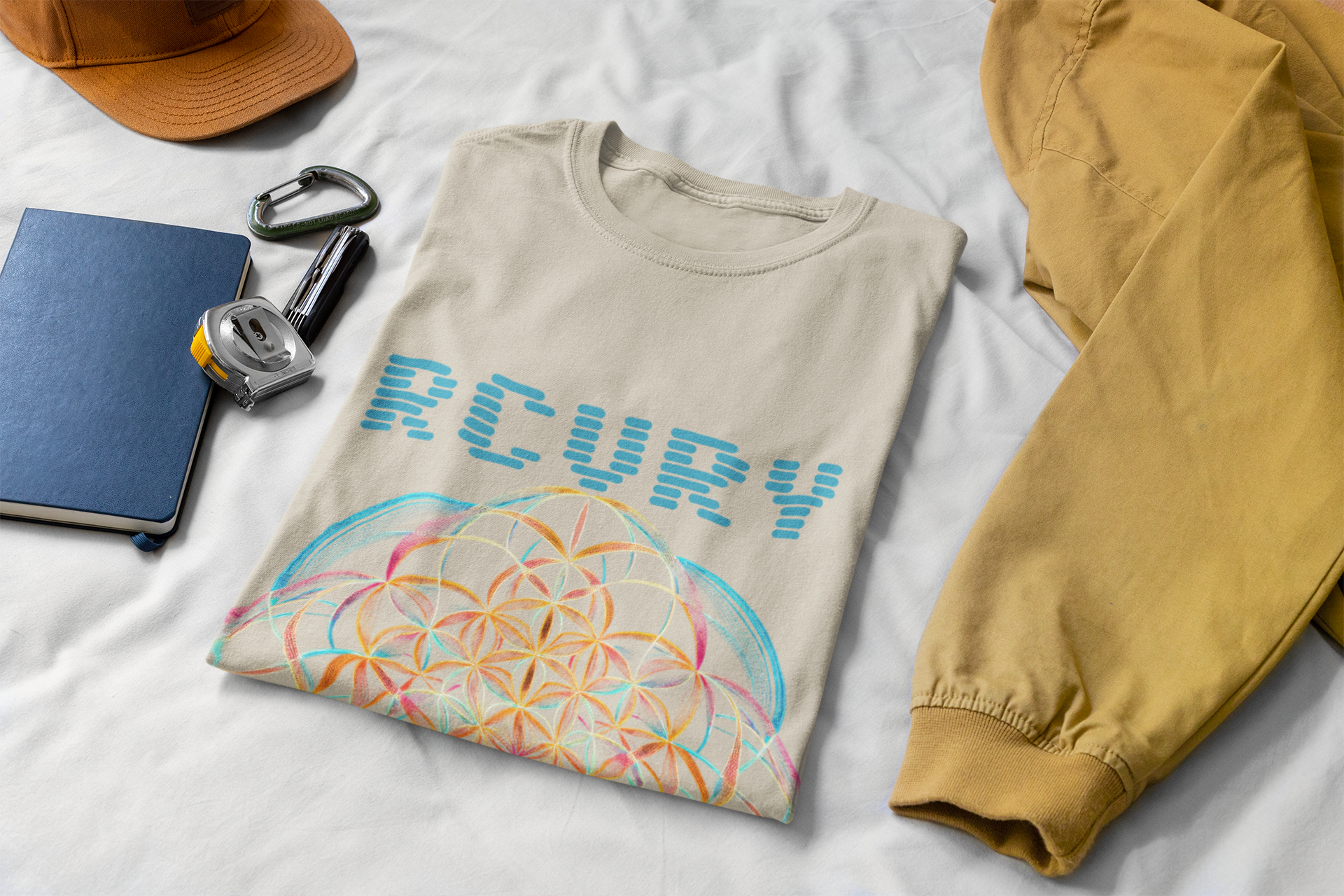 RCVRY Flower of Life T-Shirt product thumbnail image