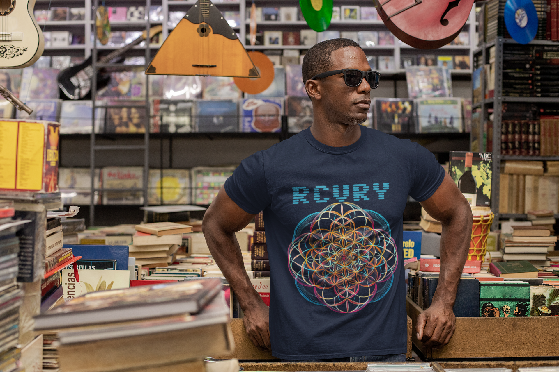 RCVRY Flower of Life T-Shirt product thumbnail image