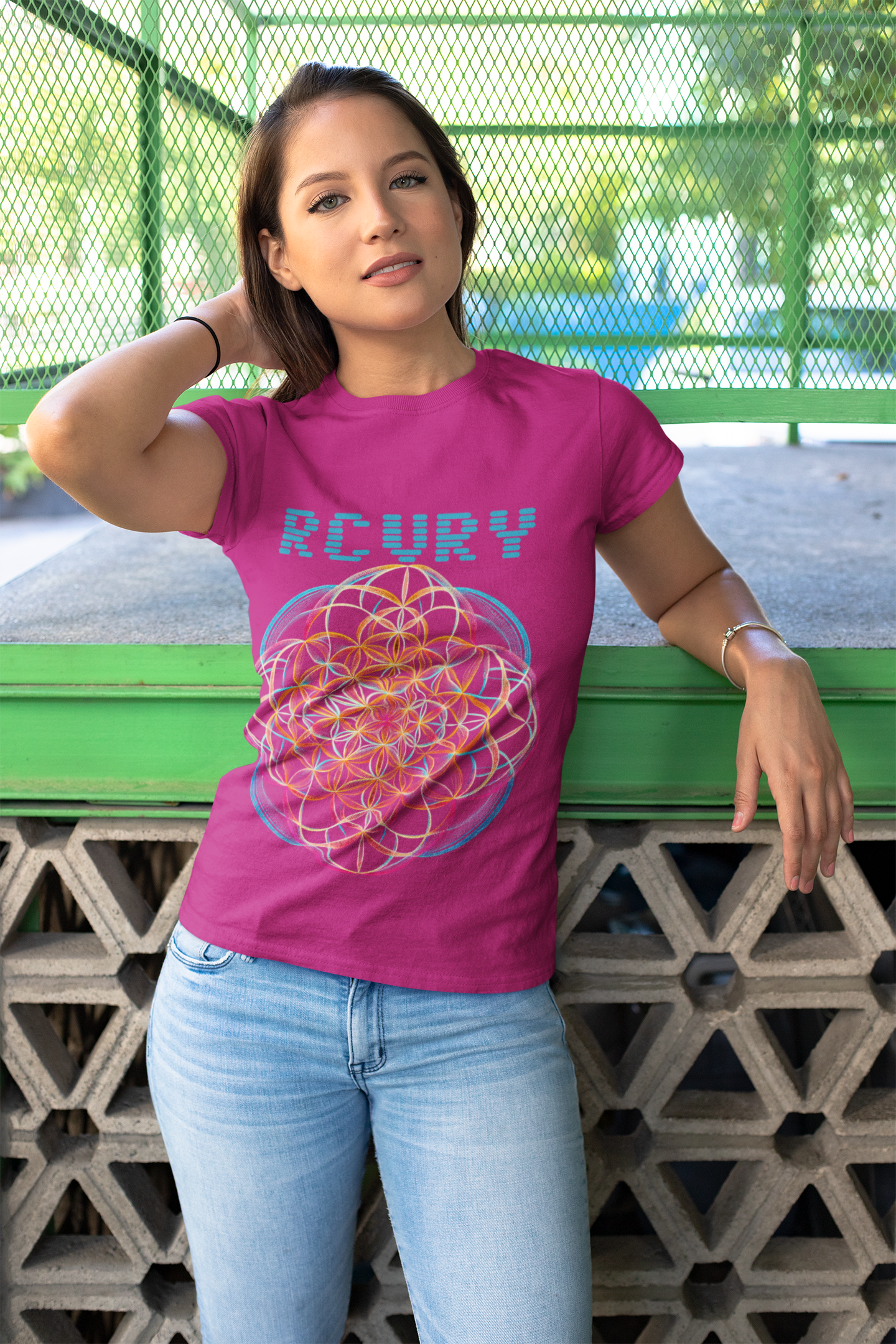 RCVRY Flower of Life T-Shirt product thumbnail image