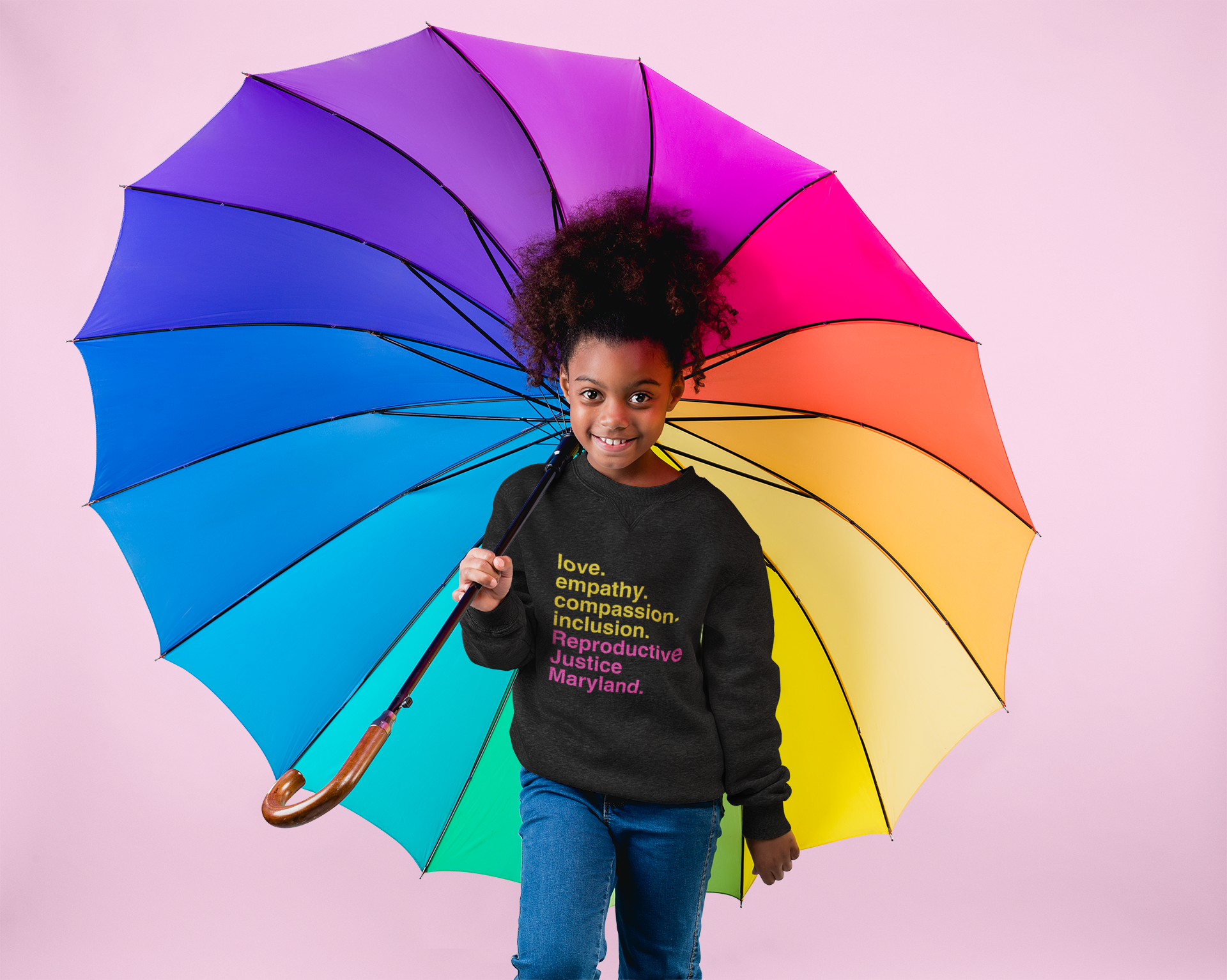 Kids RJM Love Crewneck Sweatshirt product thumbnail image Kids RJM Love Crewneck Sweatshirt product thumbnail image