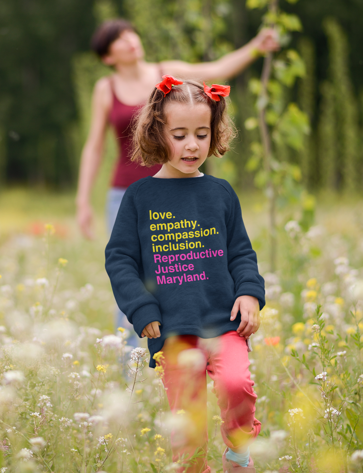 Kids RJM Love Crewneck Sweatshirt product thumbnail image Kids RJM Love Crewneck Sweatshirt product thumbnail image