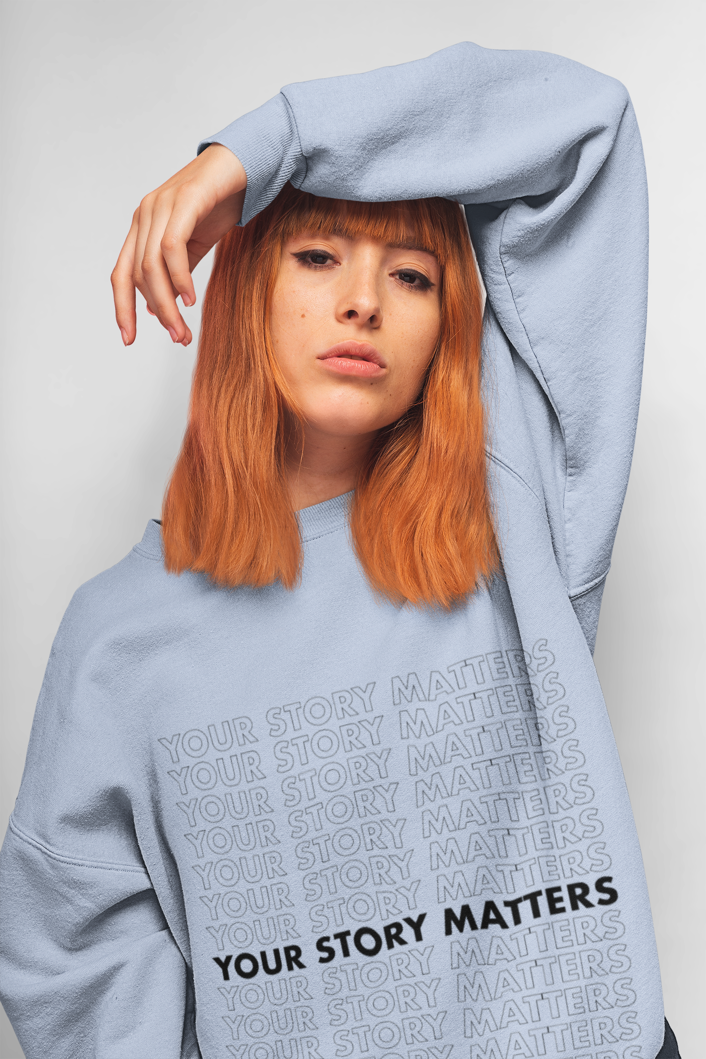 Your Faithful Reader 2025 Your Story Matters Version 2 Unisex Crew Neck Sweatshirt, 12 Colors product thumbnail image Your Faithful Reader 2025 Your Story Matters Version 2 Unisex Crew Neck Sweatshirt, 12 Colors product thumbnail image