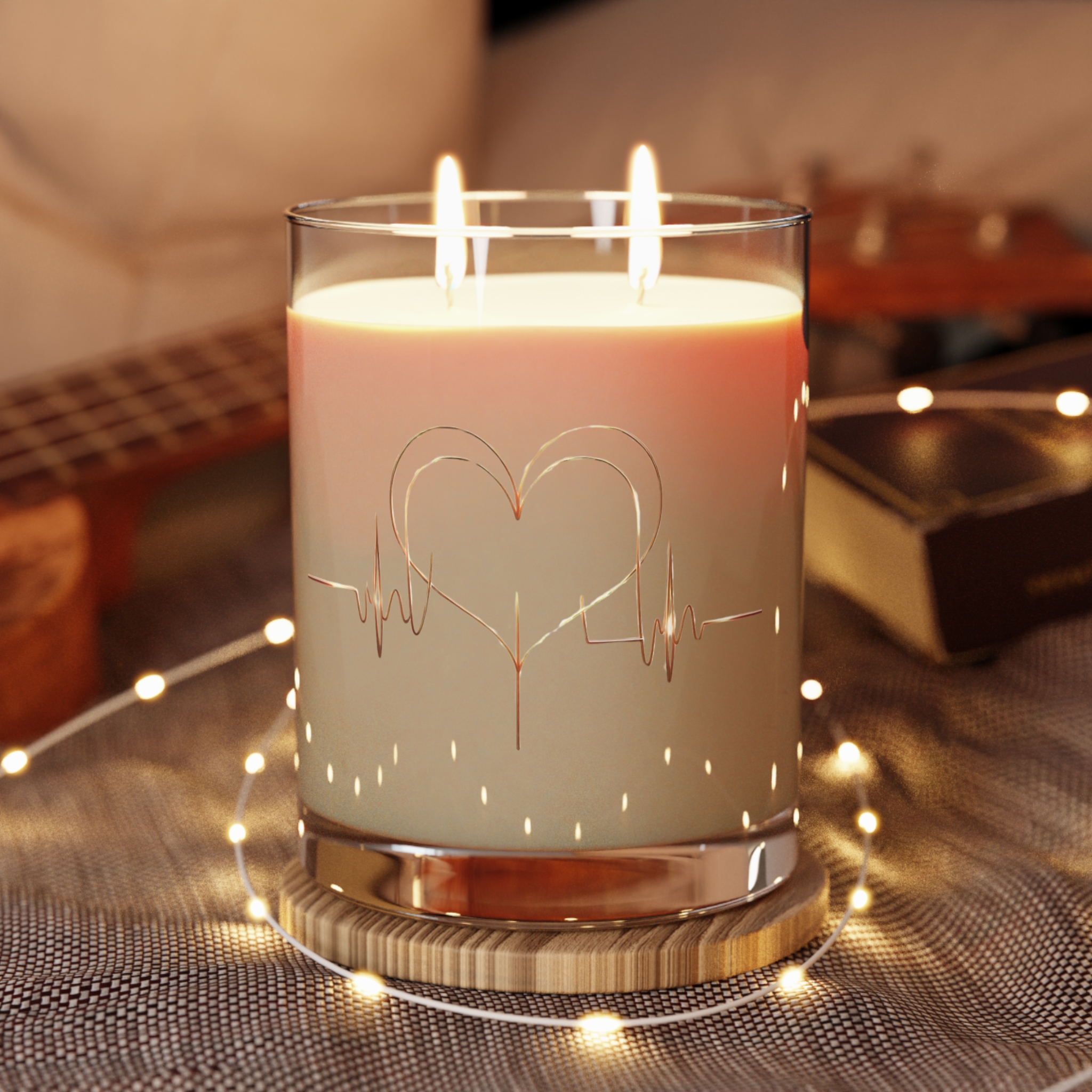 Luxury Heartbeat Love Scented Candle
