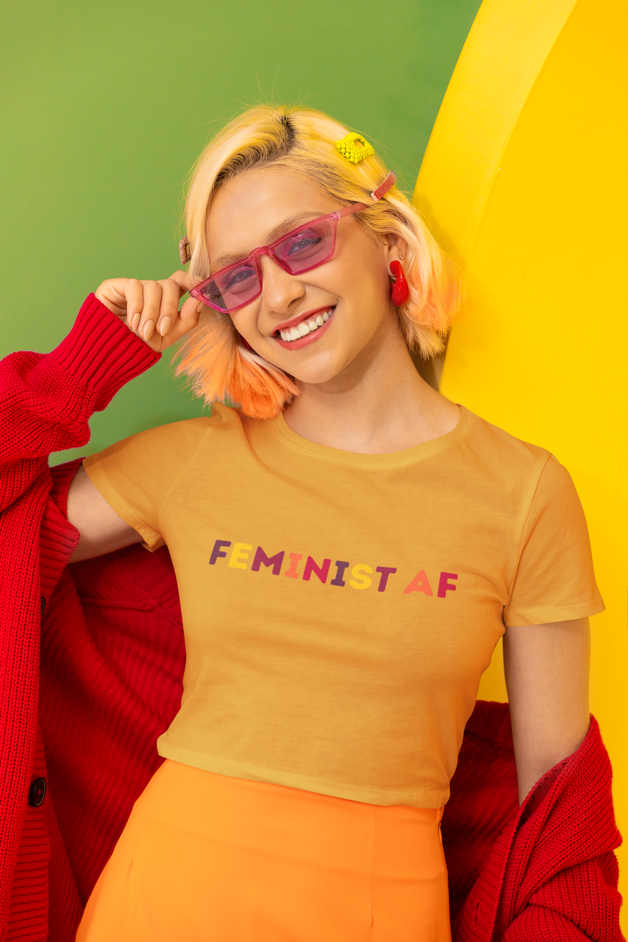 Feminist AF Crop Top product thumbnail image Feminist AF Crop Top product thumbnail image