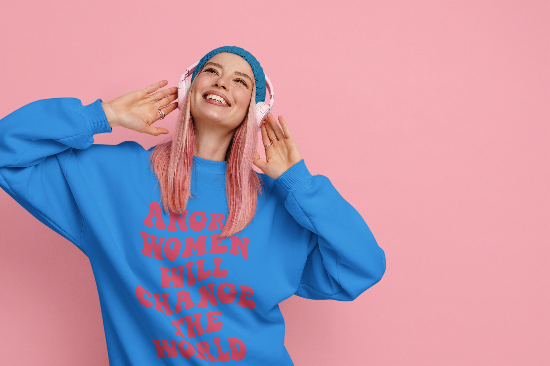 Angry Women Crewneck Sweatshirt product thumbnail image Angry Women Crewneck Sweatshirt product thumbnail image