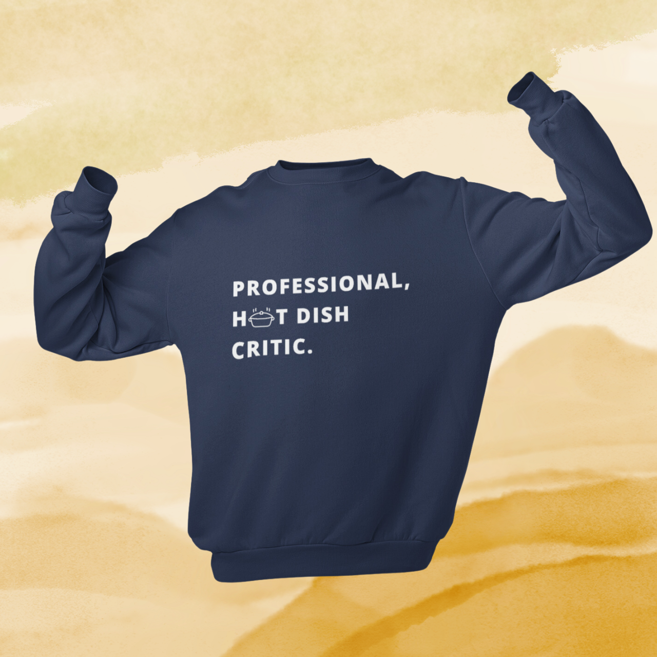 Professional Hot Dish Critic Sweatshirt, Foodie Gift, Cooking Enthusiast Jumper, Funny Chef Apparel, Culinary Critique Pullover, Kitchen product thumbnail image Professional Hot Dish Critic Sweatshirt, Foodie Gift, Cooking Enthusiast Jumper, Funny Chef Apparel, Culinary Critique Pullover, Kitchen product thumbnail image