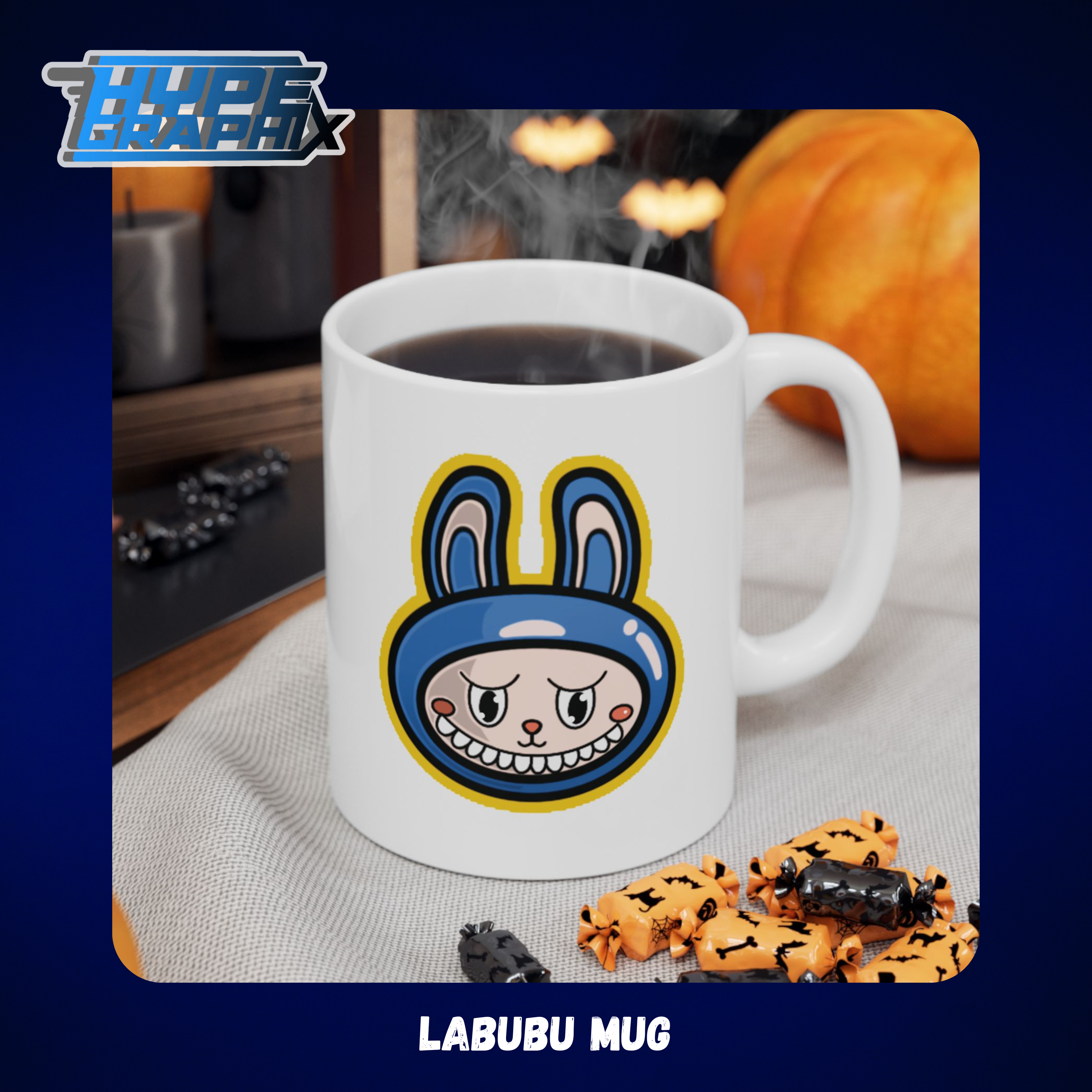 LABUBU Ceramic Mug, (11oz, 15oz)