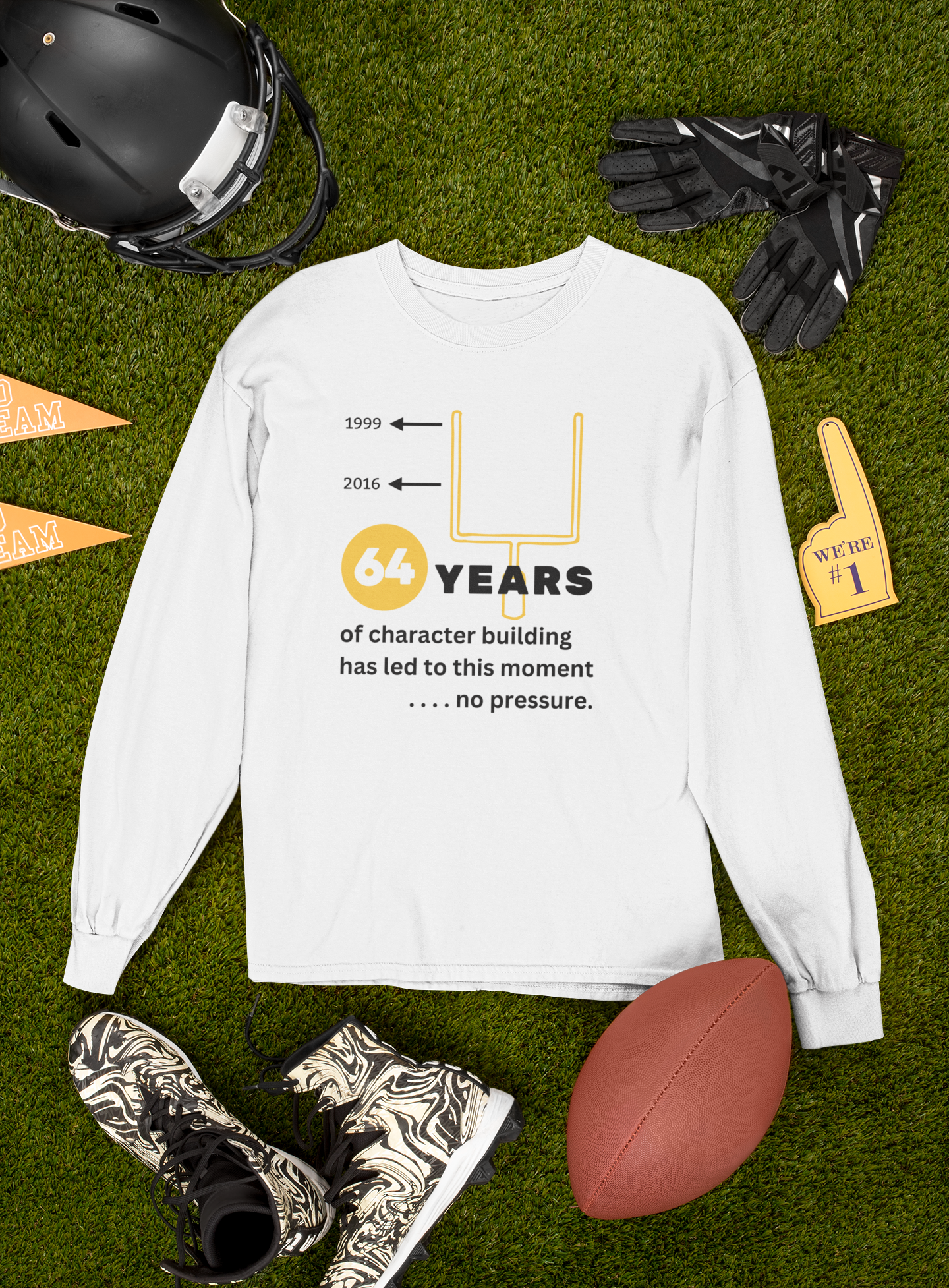 64 Years of Character Building Long Sleeve Tee - Perfect Gift for Milestone Birthday, Vintage Unisex Cotton Shirt, Character Building product thumbnail image 64 Years of Character Building Long Sleeve Tee - Perfect Gift for Milestone Birthday, Vintage Unisex Cotton Shirt, Character Building product thumbnail image