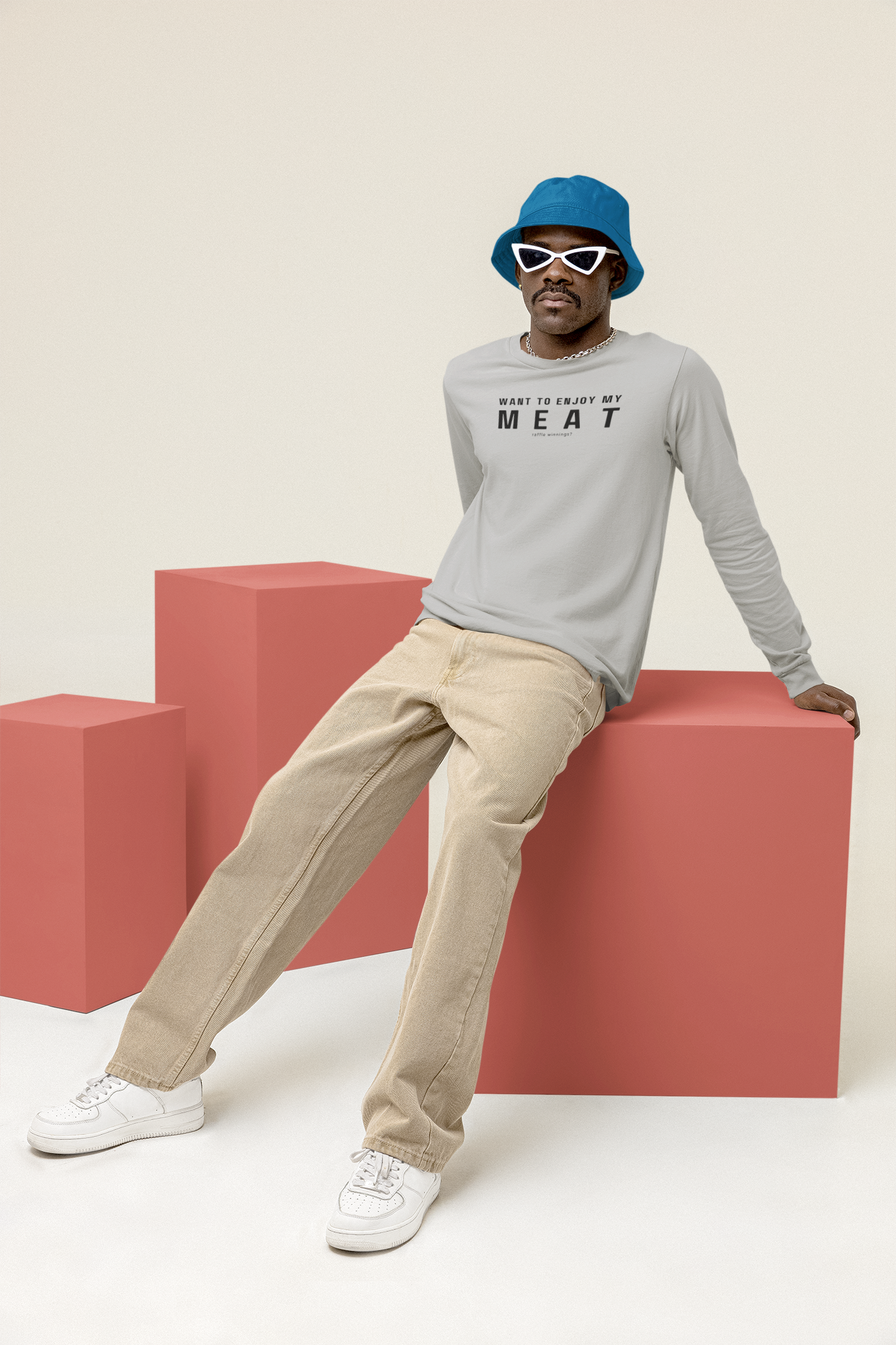 Meat Raffle Winner Unisex Tee, Funny Meat Lover Shirt, Long Sleeve Cotton Top, Gift for Foodie, Meat Raffle Fundraiser Prize product thumbnail image Meat Raffle Winner Unisex Tee, Funny Meat Lover Shirt, Long Sleeve Cotton Top, Gift for Foodie, Meat Raffle Fundraiser Prize product thumbnail image