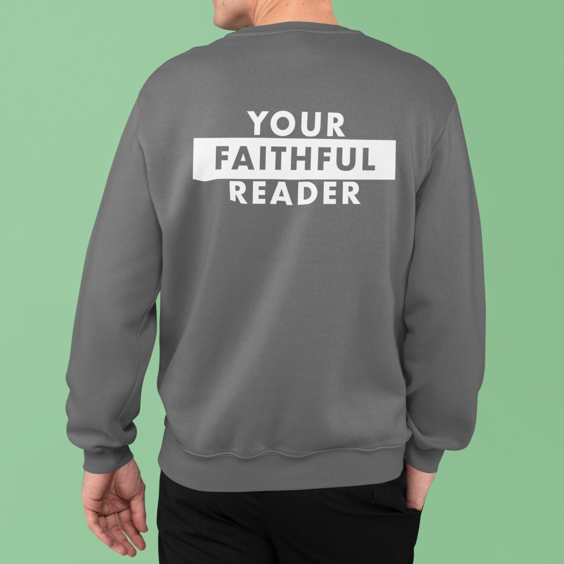 Your Faithful Reader 2025 Your Story Matters Version 2 Unisex Crew Neck Sweatshirt, 12 Colors product thumbnail image