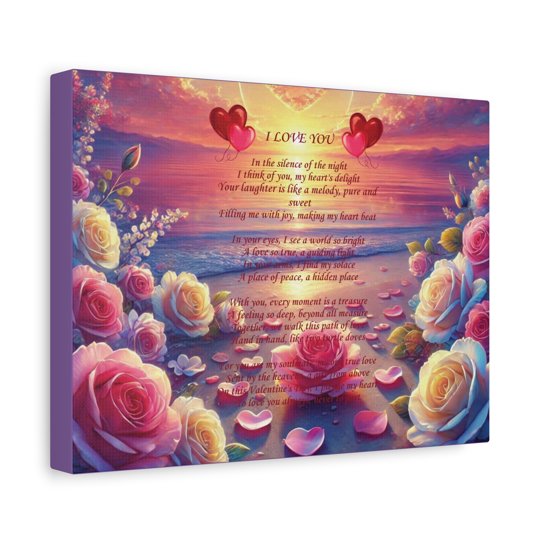 Valentine"s Matte Canvas Print product thumbnail image Valentine"s Matte Canvas Print product thumbnail image
